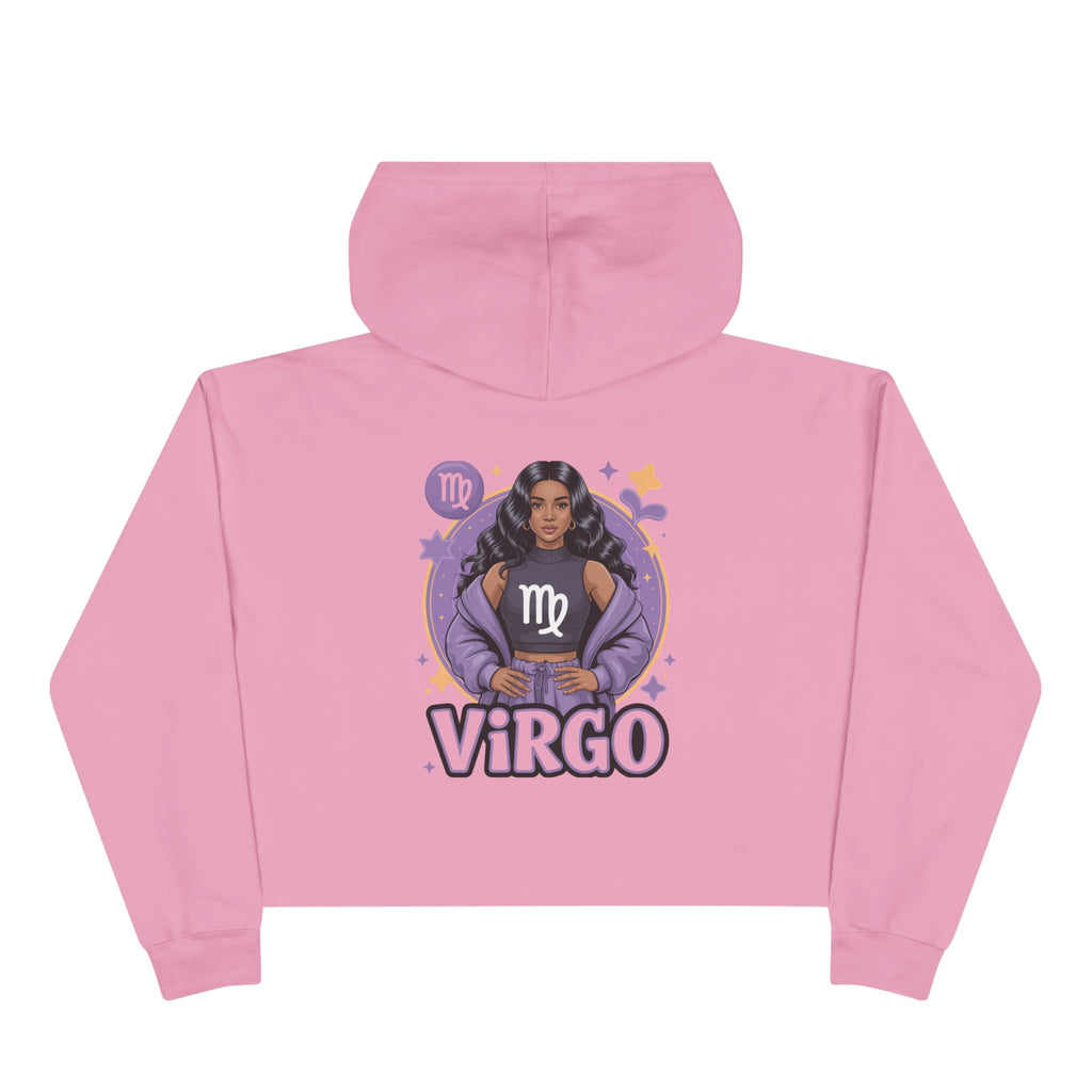 Virgo Zodiac Crop Hoodie