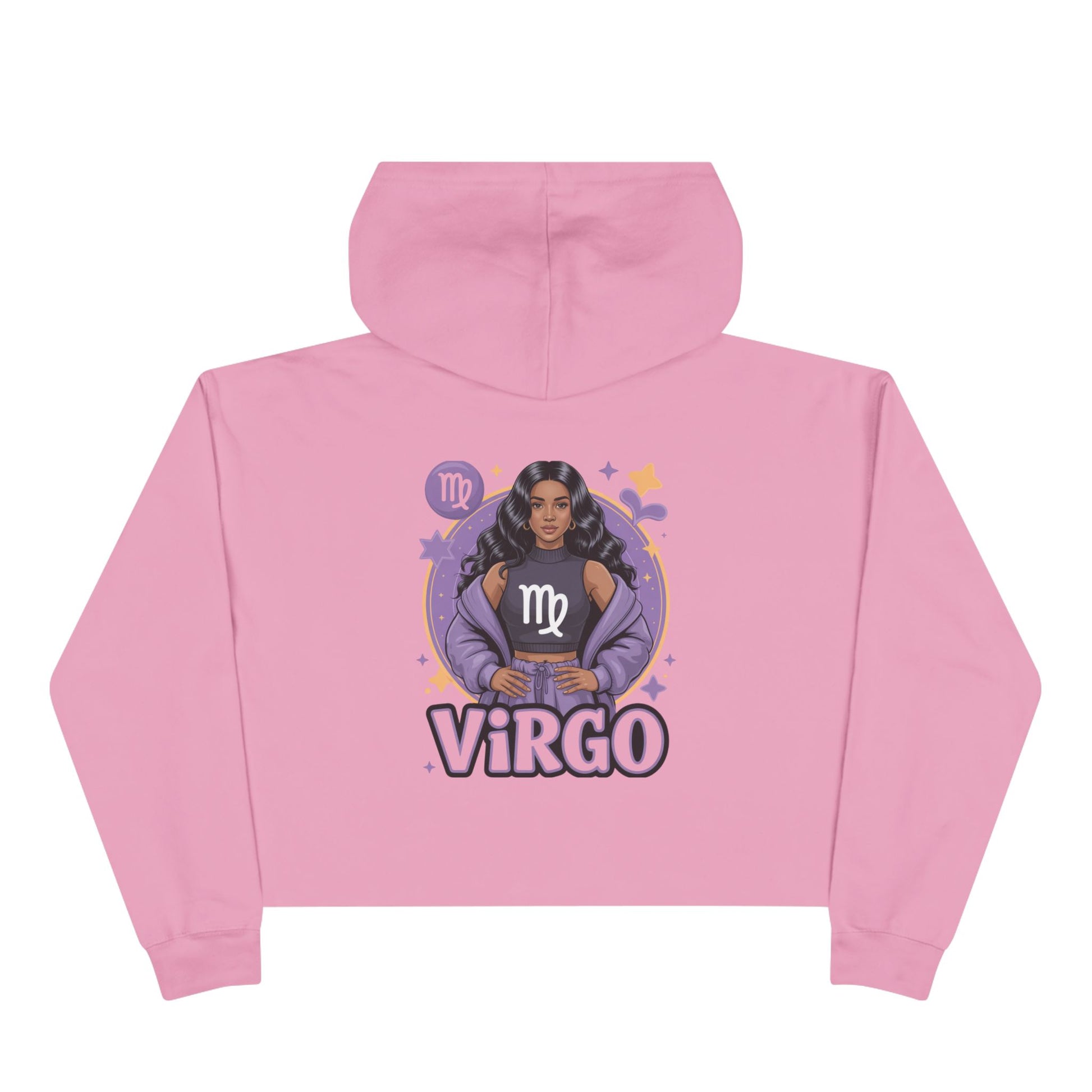 Virgo Zodiac Crop Hoodie