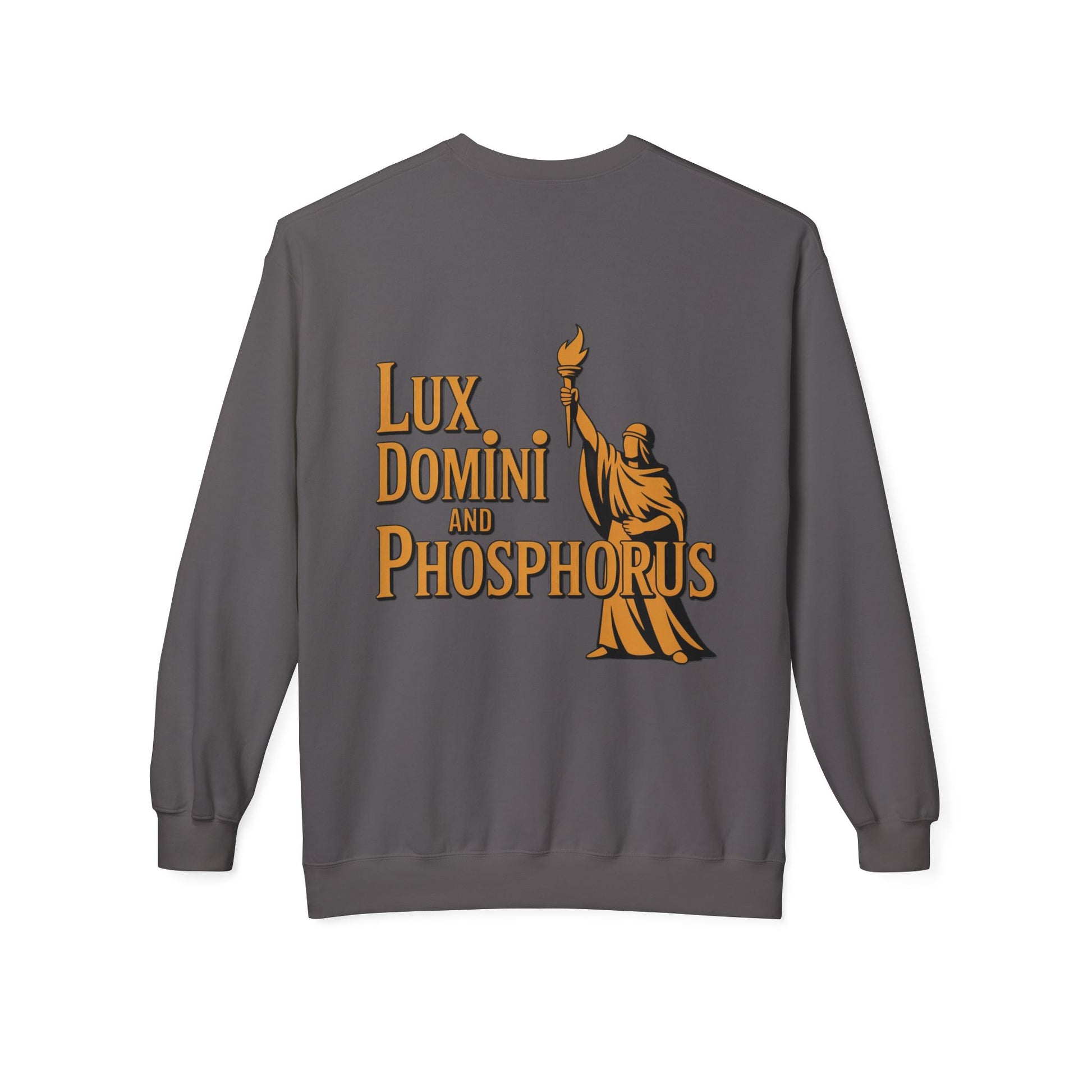 "Lux Domini and Phosphorus" crew-neck sweatshirt