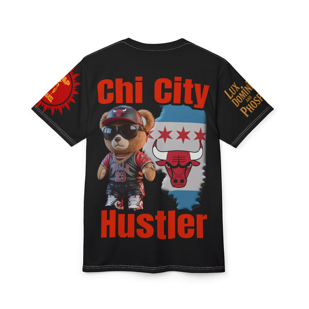 CHI CITY HUSTLER Unisex Cut & Sew Tee