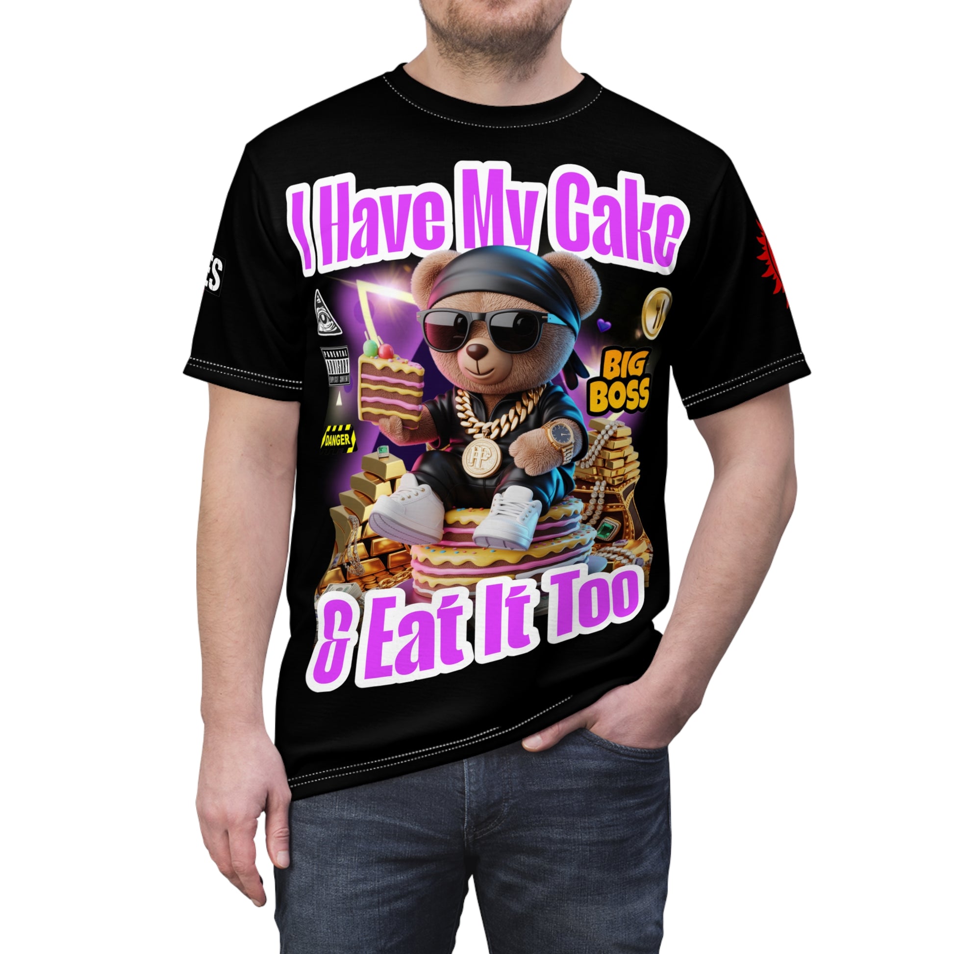 I Have My Cake LD&P APPAREL GRAPHIC Tee Black