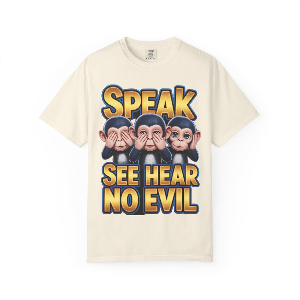Graphic T-Shirt Speak See Hear No Evil design #2