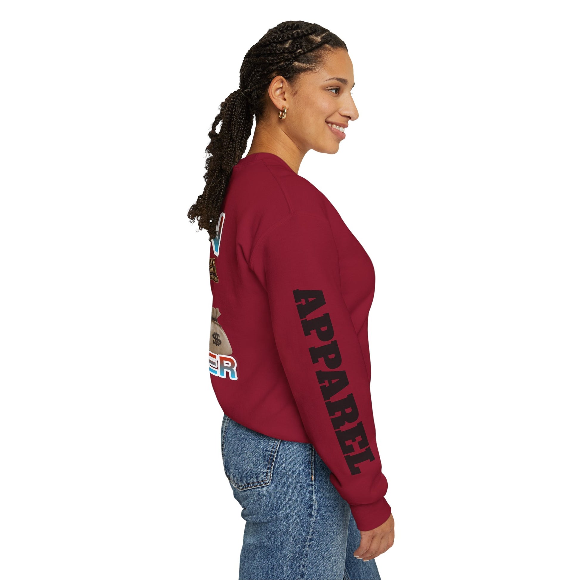 Crewneck Sweatshirt - Born Hustler LD&P Apparel