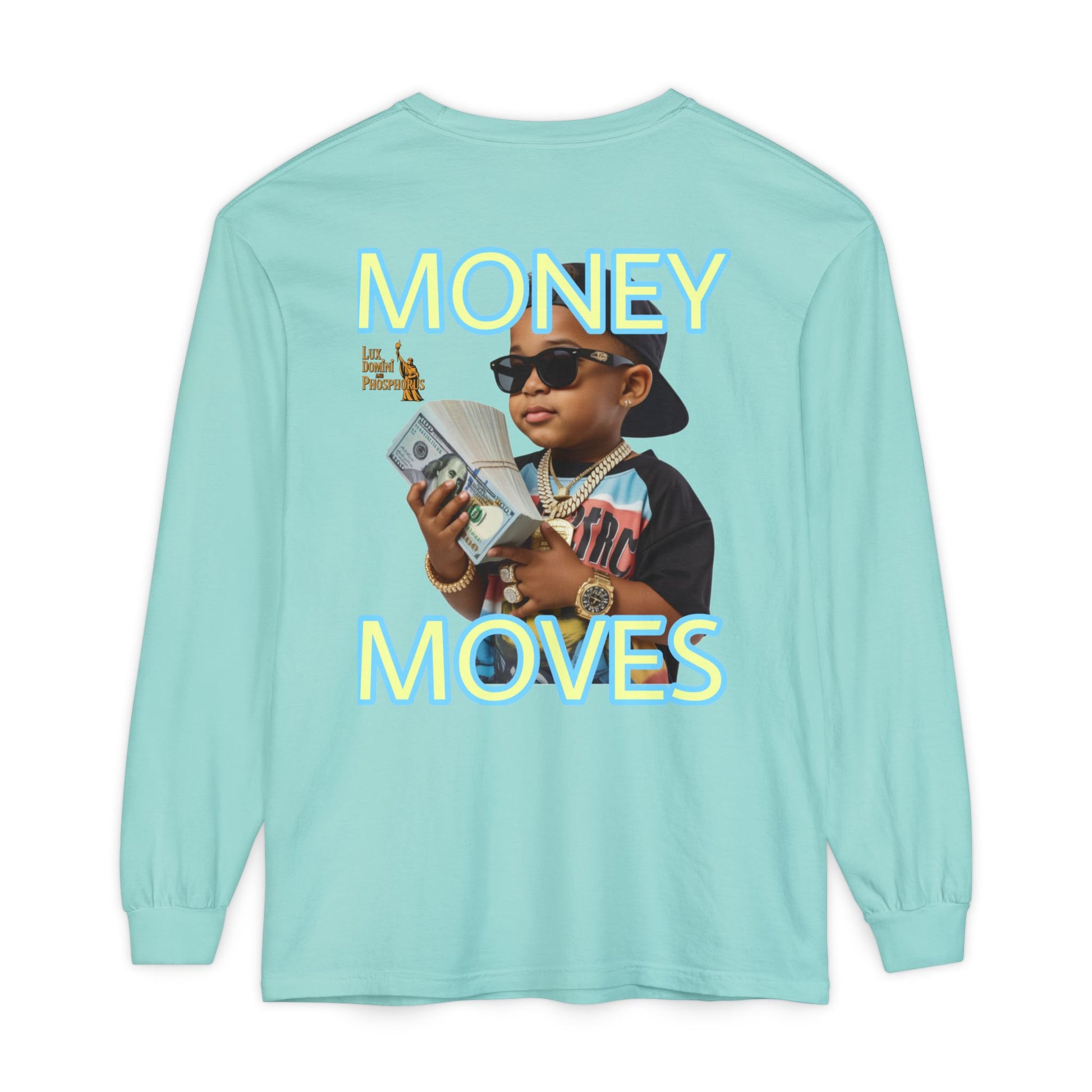 Long Sleeve T-Shirt - Money Moves LD&P APPAREL