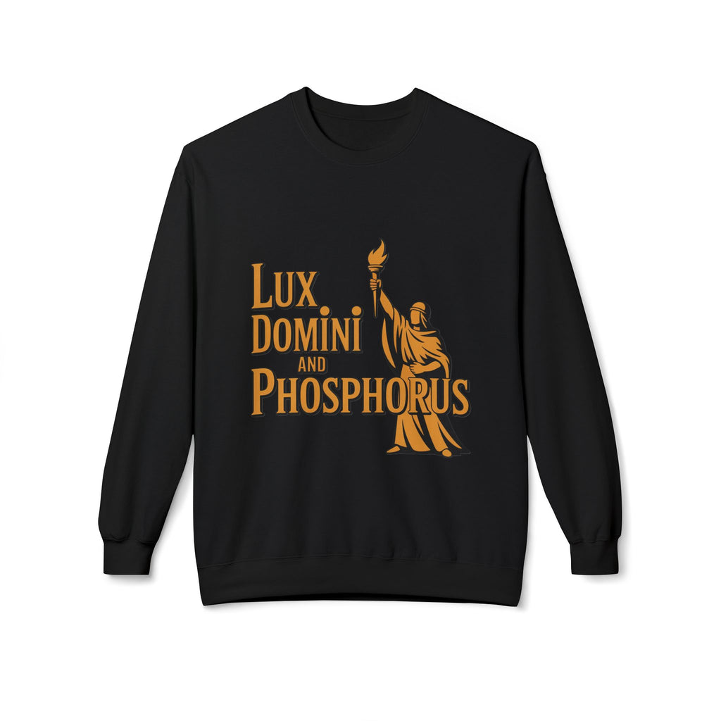 "Lux Domini and Phosphorus" crew-neck sweatshirt