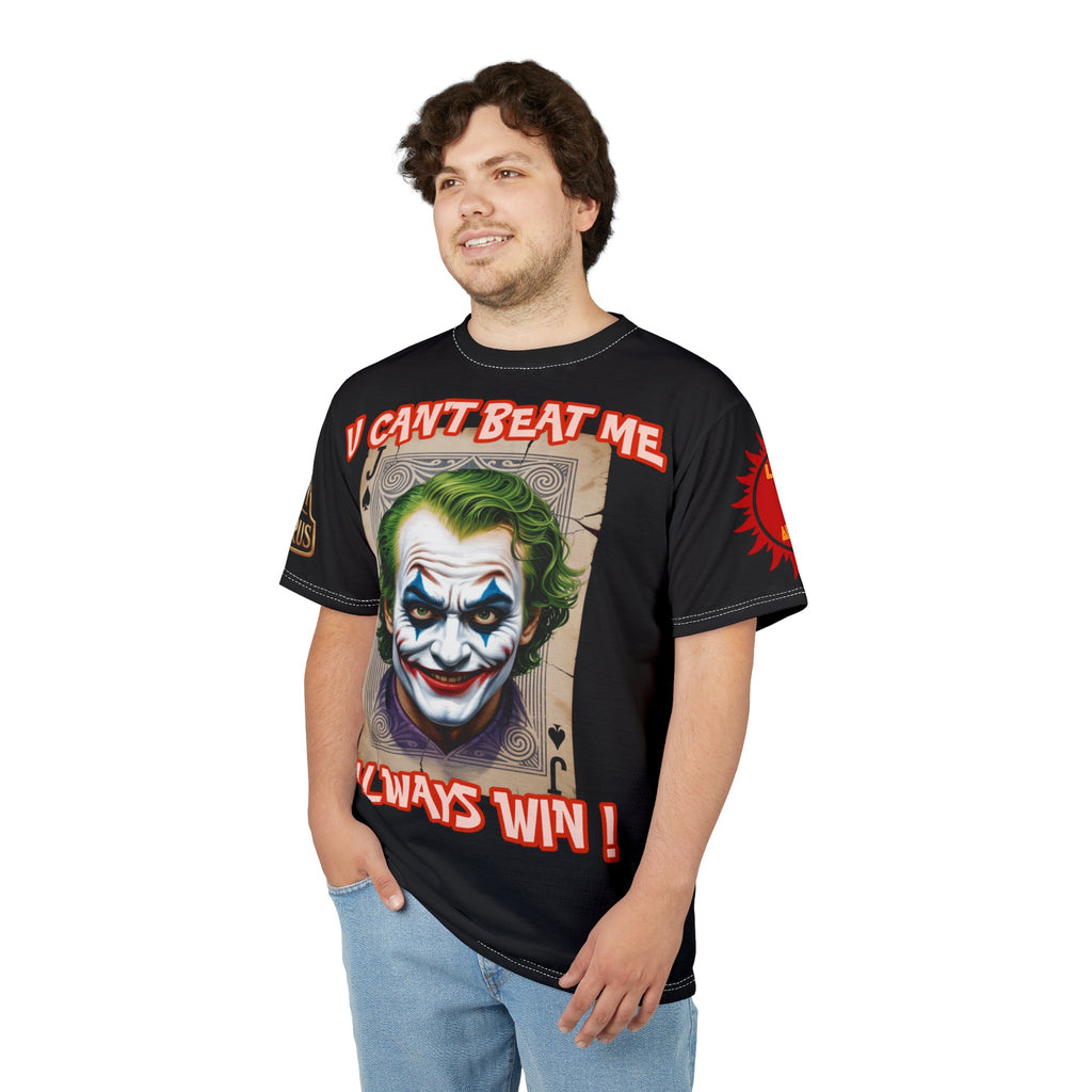 LD&P APPAREL "U Can't Beat Me I Always Win" Graphic Tee Shirt black
