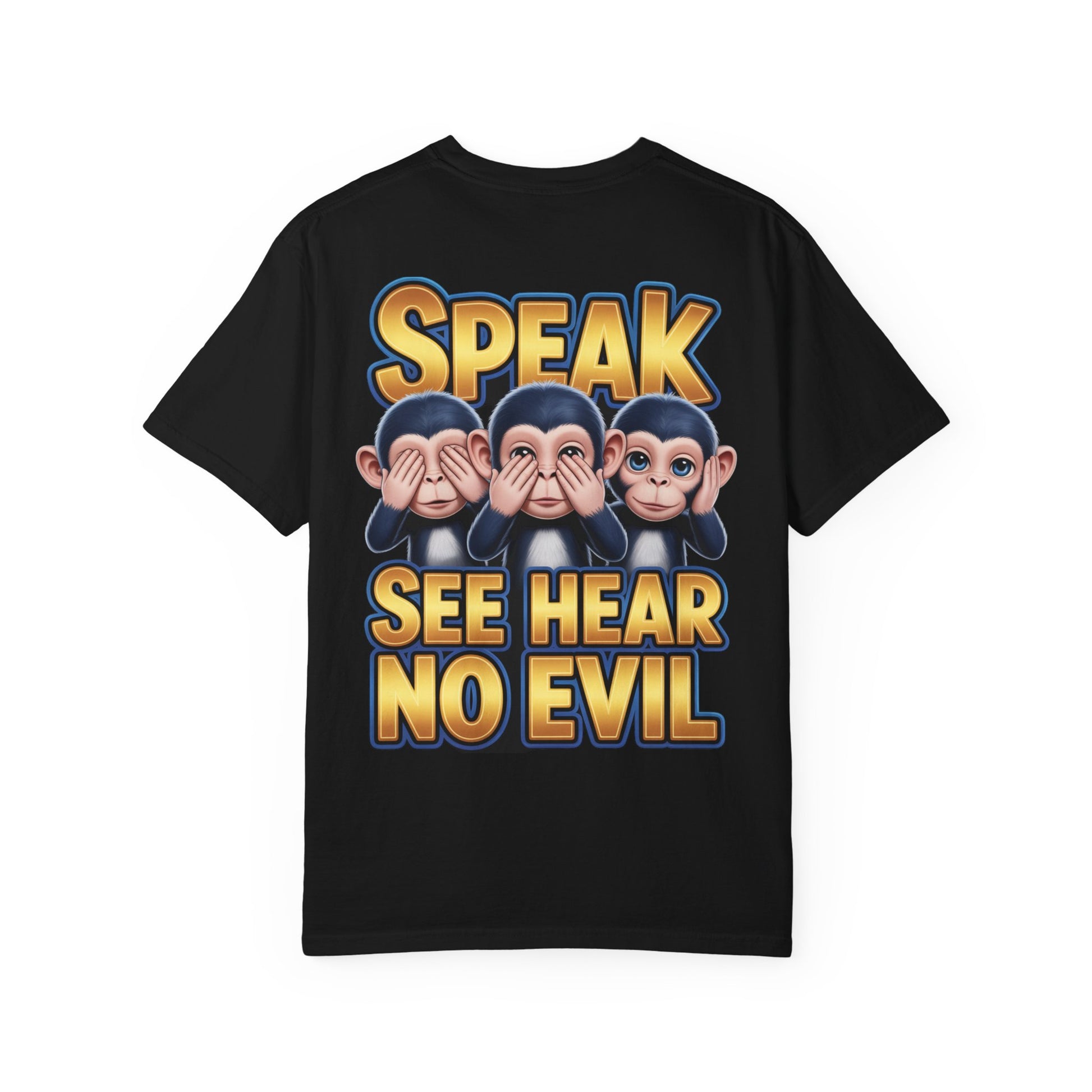 Graphic T-Shirt Speak See Hear No Evil design #2