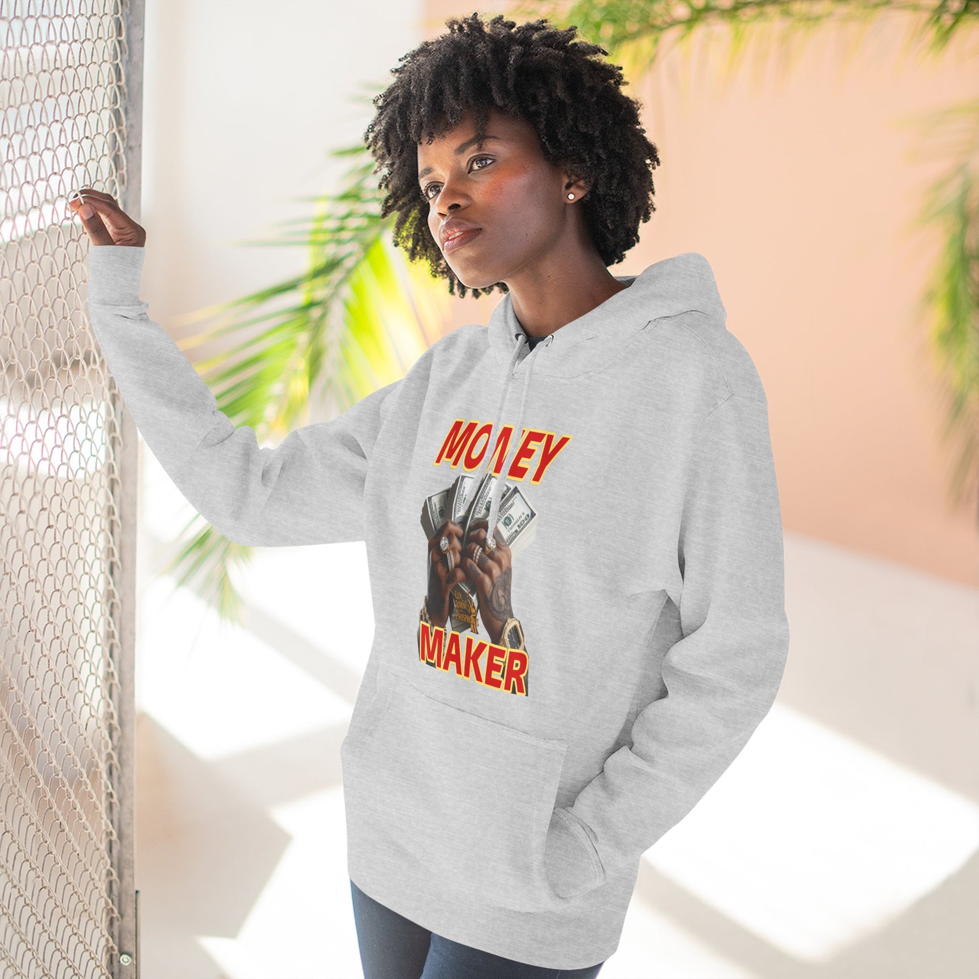 Fleece Hoodie - Money Maker Design
