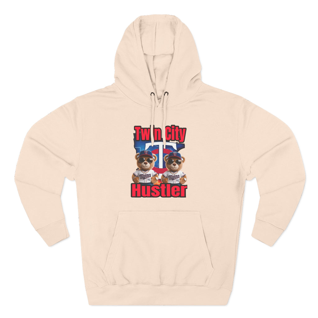 Fleece Hoodie Twin City HUSTLER Design