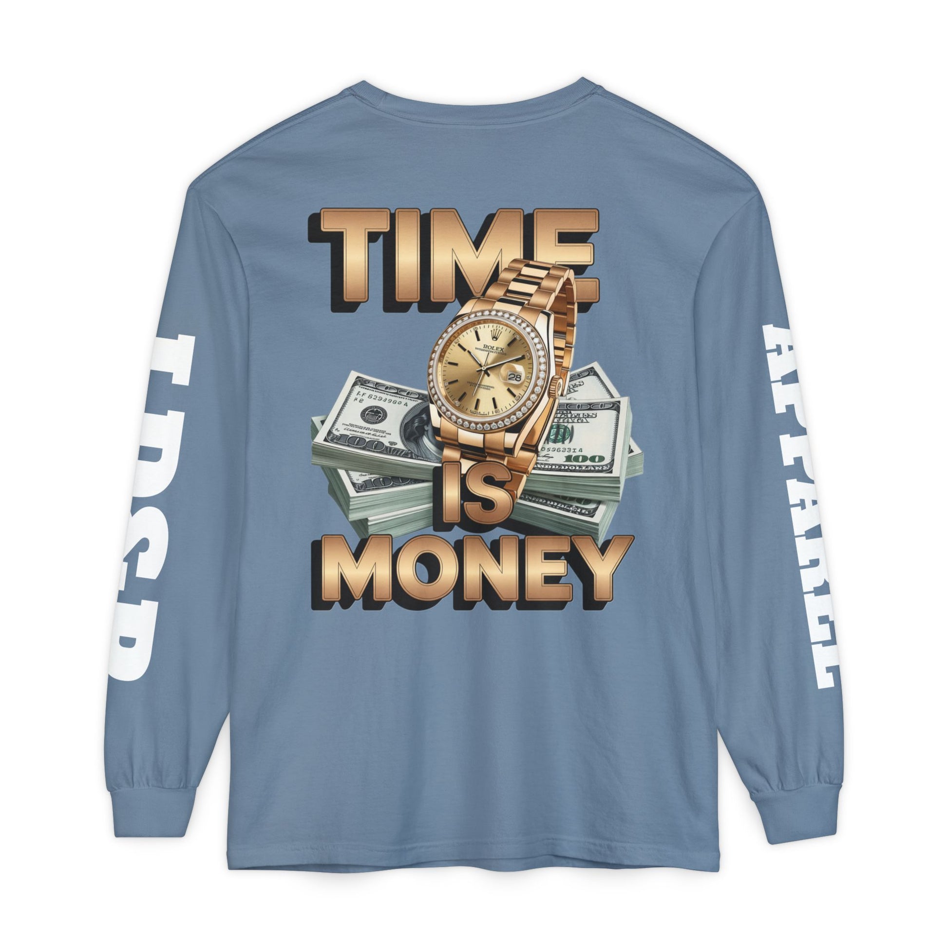 Long Sleeve T-Shirt Time is MONEY Design