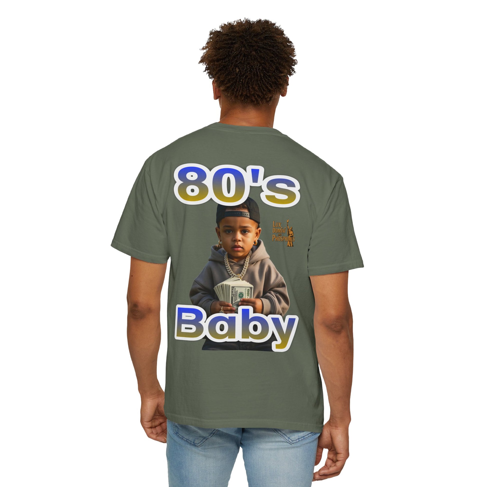 80s Baby Unisex Garment-Dyed T-shirt - LD&P APPAREL