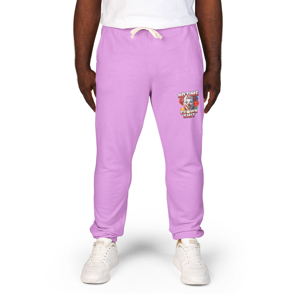 Graphic Sweatpants — 'No Time For Clown Shit Joggers