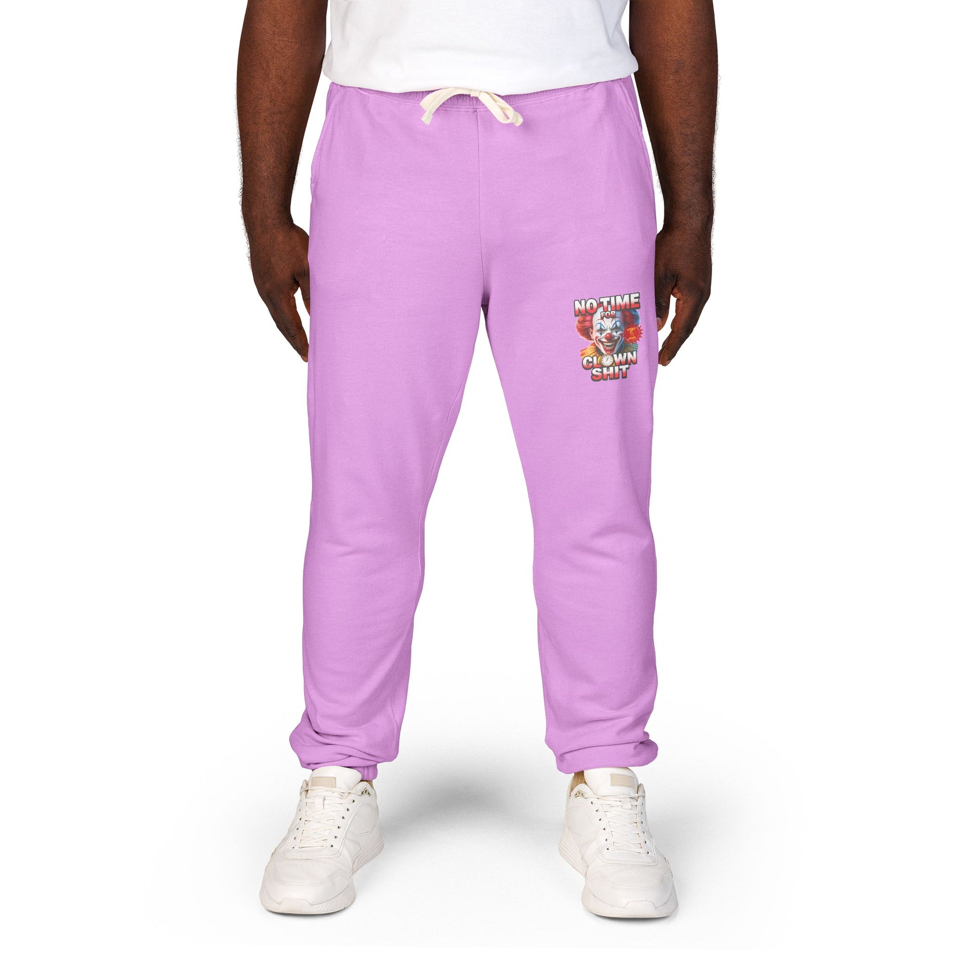 Graphic Sweatpants — 'No Time For Clown Shit Joggers