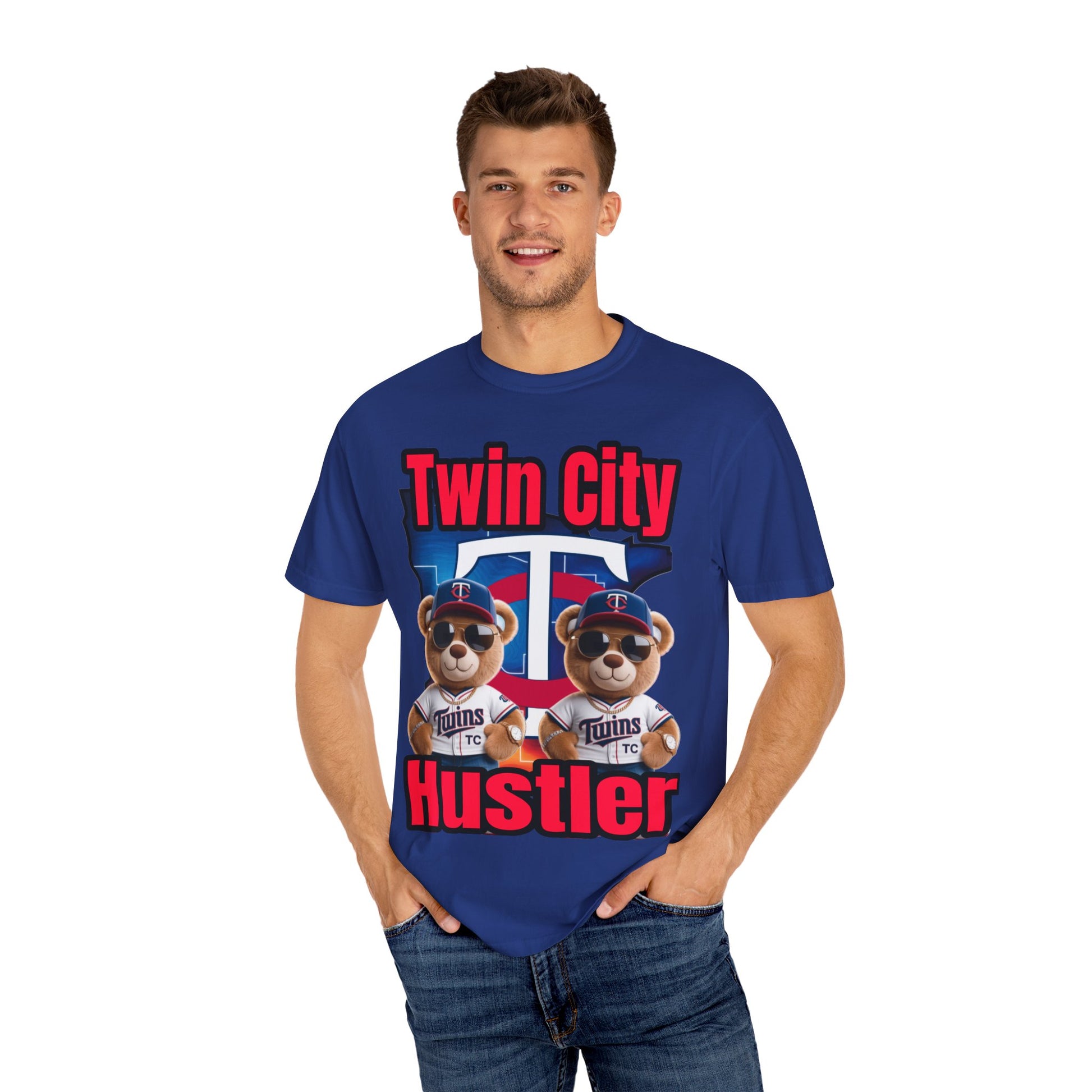 Hustler Garment-Dyed T-shirt - Twin City LD&P Apparel Design