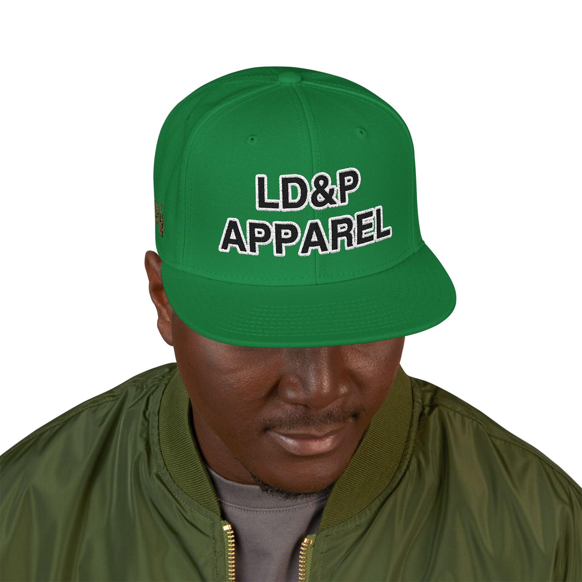 Embroidered Snapback Cap - LD&P Apparel Design
