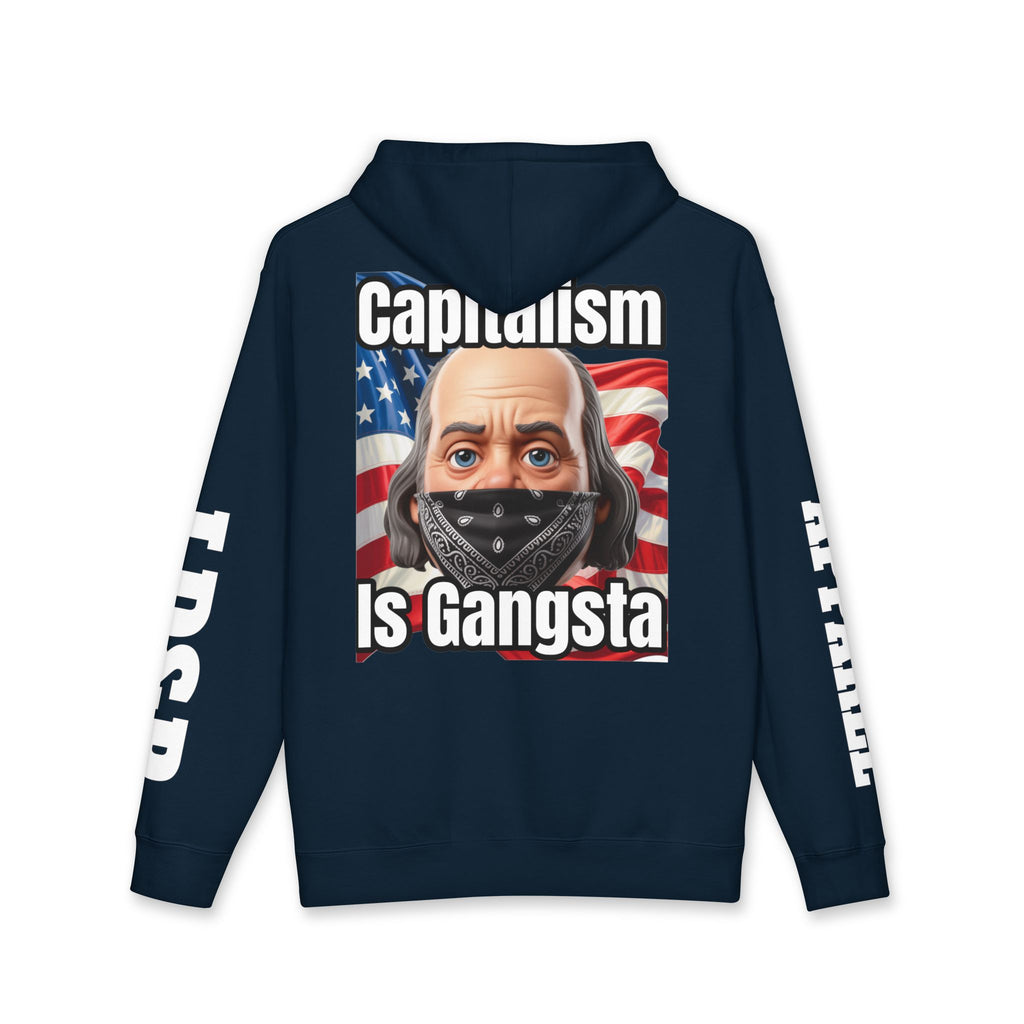 Capitalism is Gangsta Heavyweight Hooded Sweatshirt