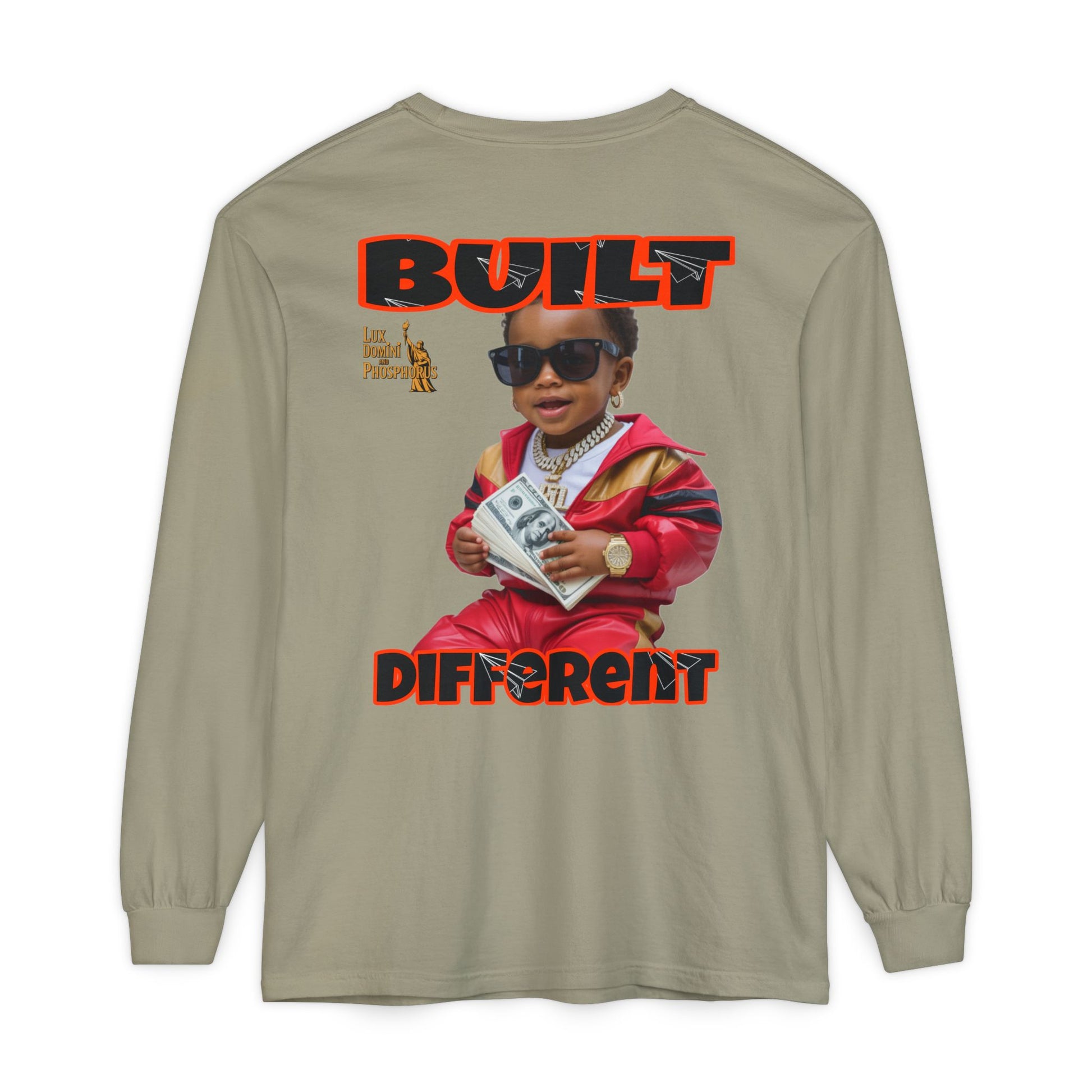Long Sleeve T-Shirt - Built Different LD&P Apparel Design