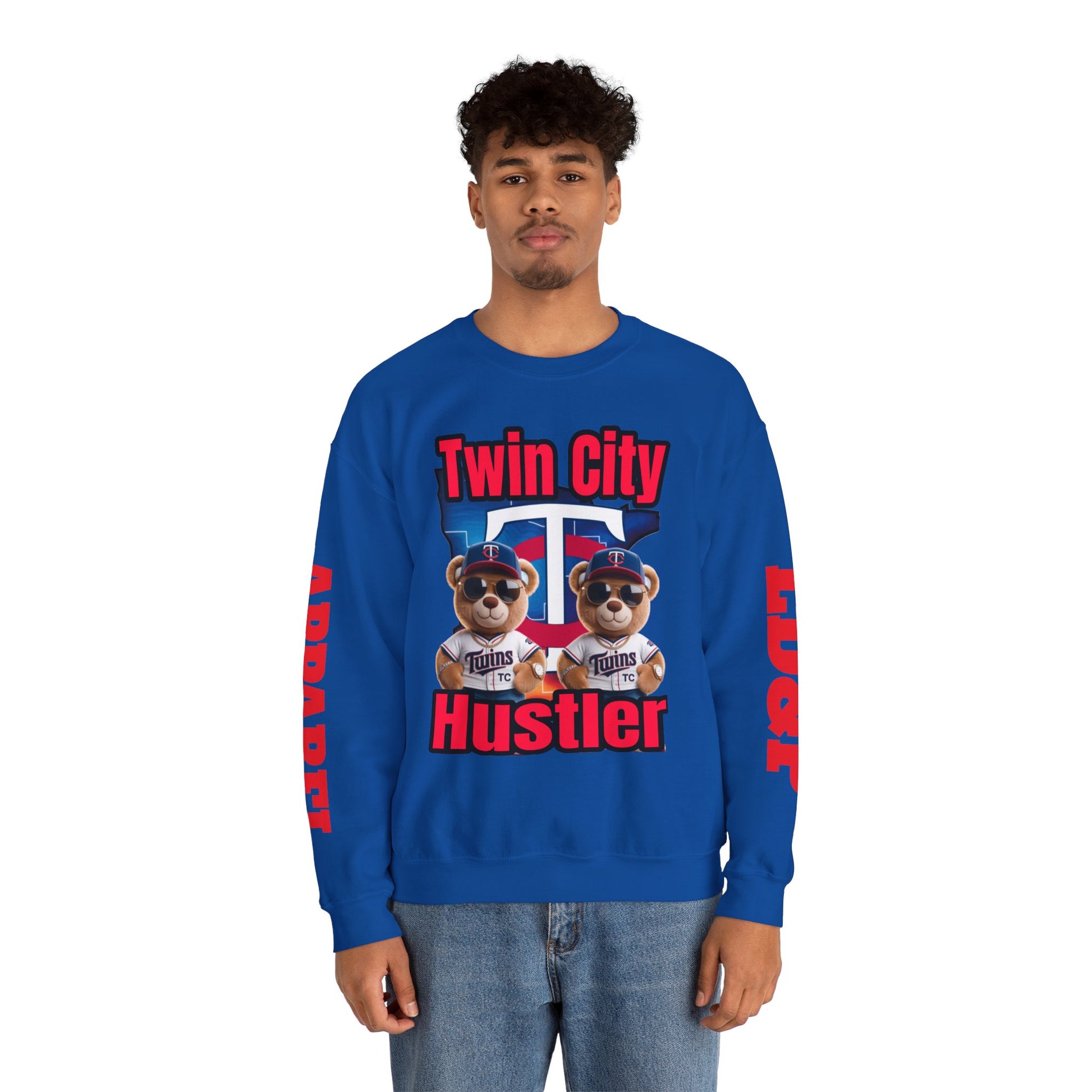 Crewneck Sweatshirt Twin City Hustler LD&P Apparel Design