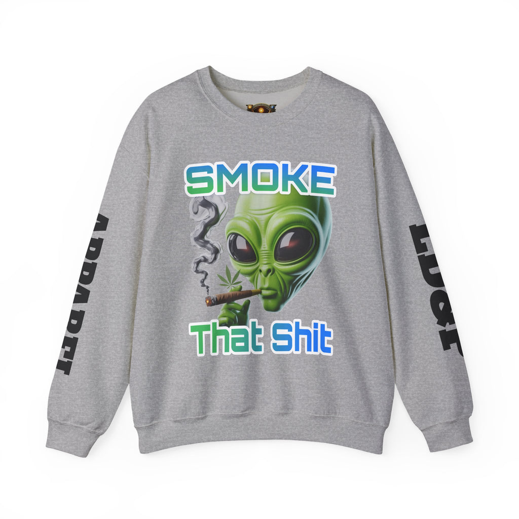 Crewneck Sweatshirt - Smoke That LD&P APPAREL Design