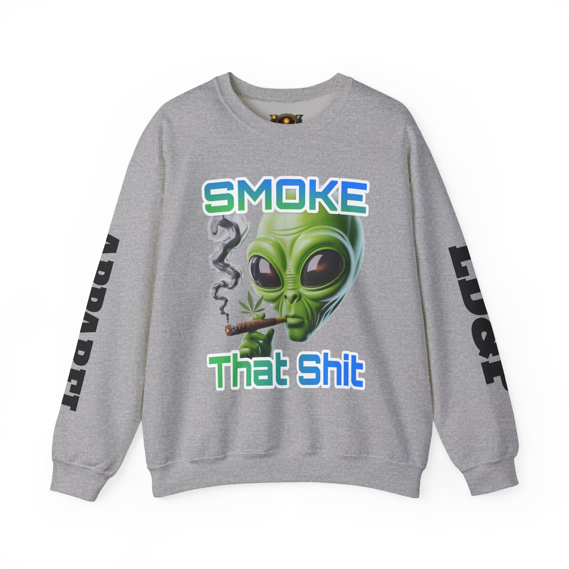 Crewneck Sweatshirt - Smoke That LD&P APPAREL Design