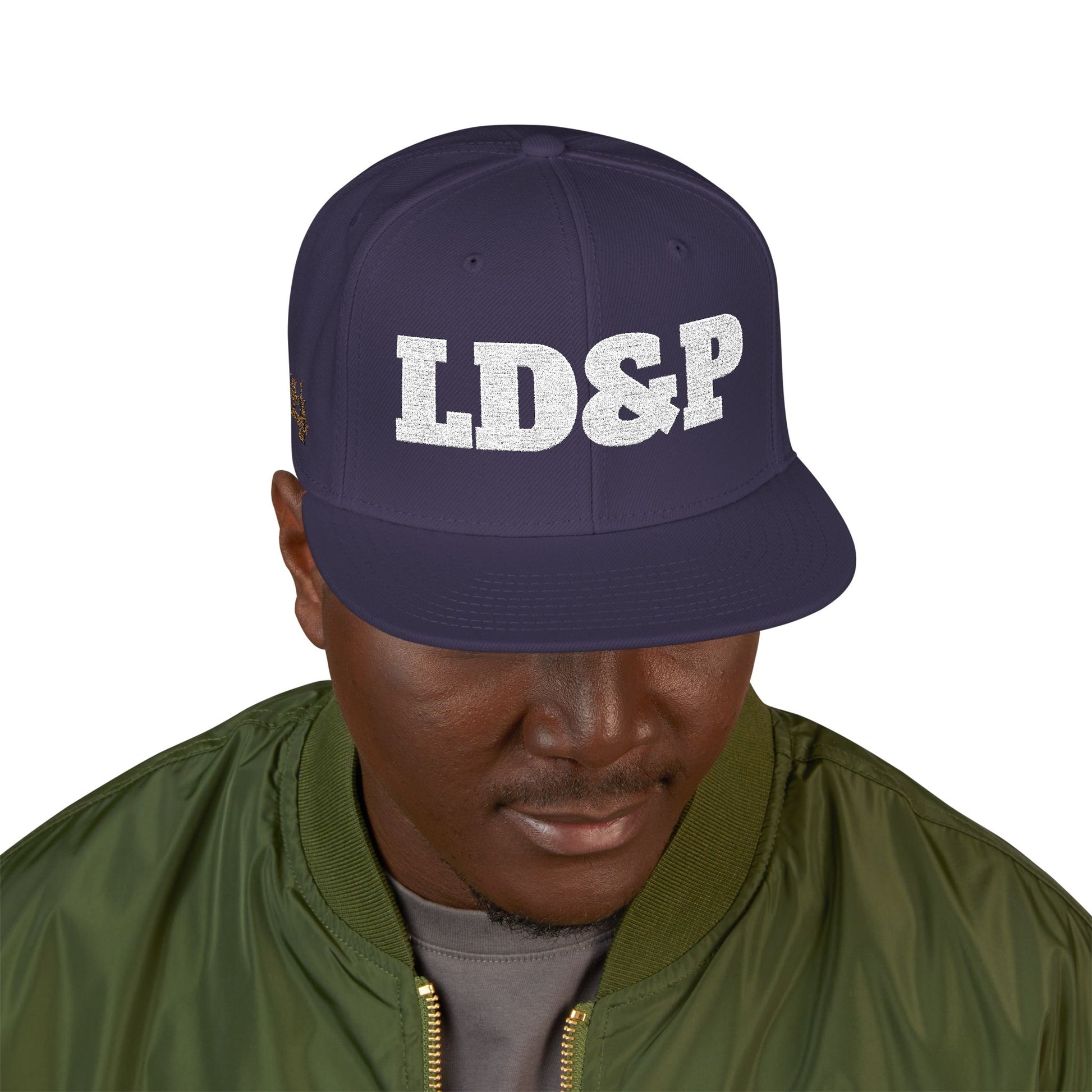 Embroidered Snapback Cap - LD&P Apparel Design 2