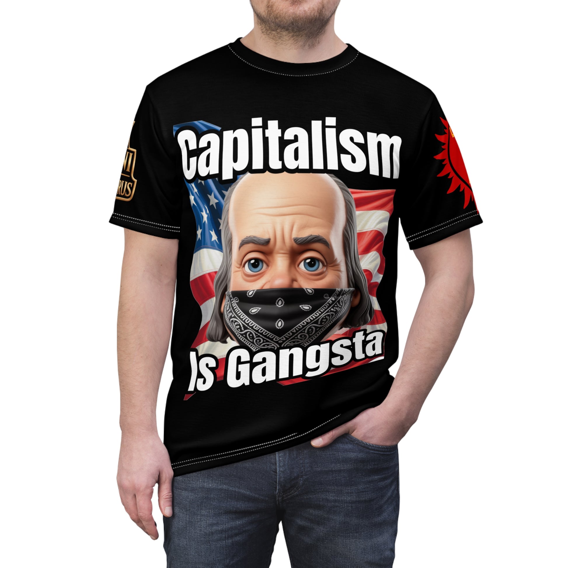 Capitalism Unisex Cut & Sew Tee