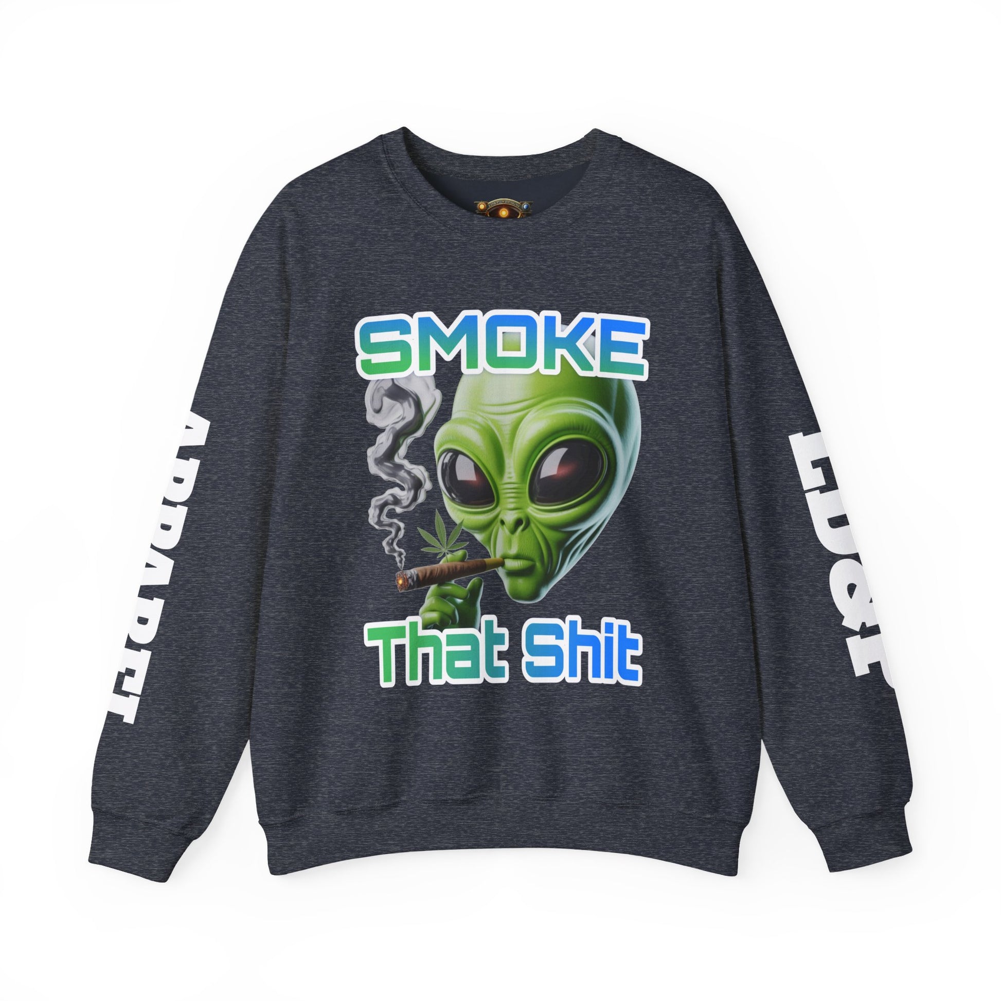 Crewneck Sweatshirt - Smoke That LD&P APPAREL Design