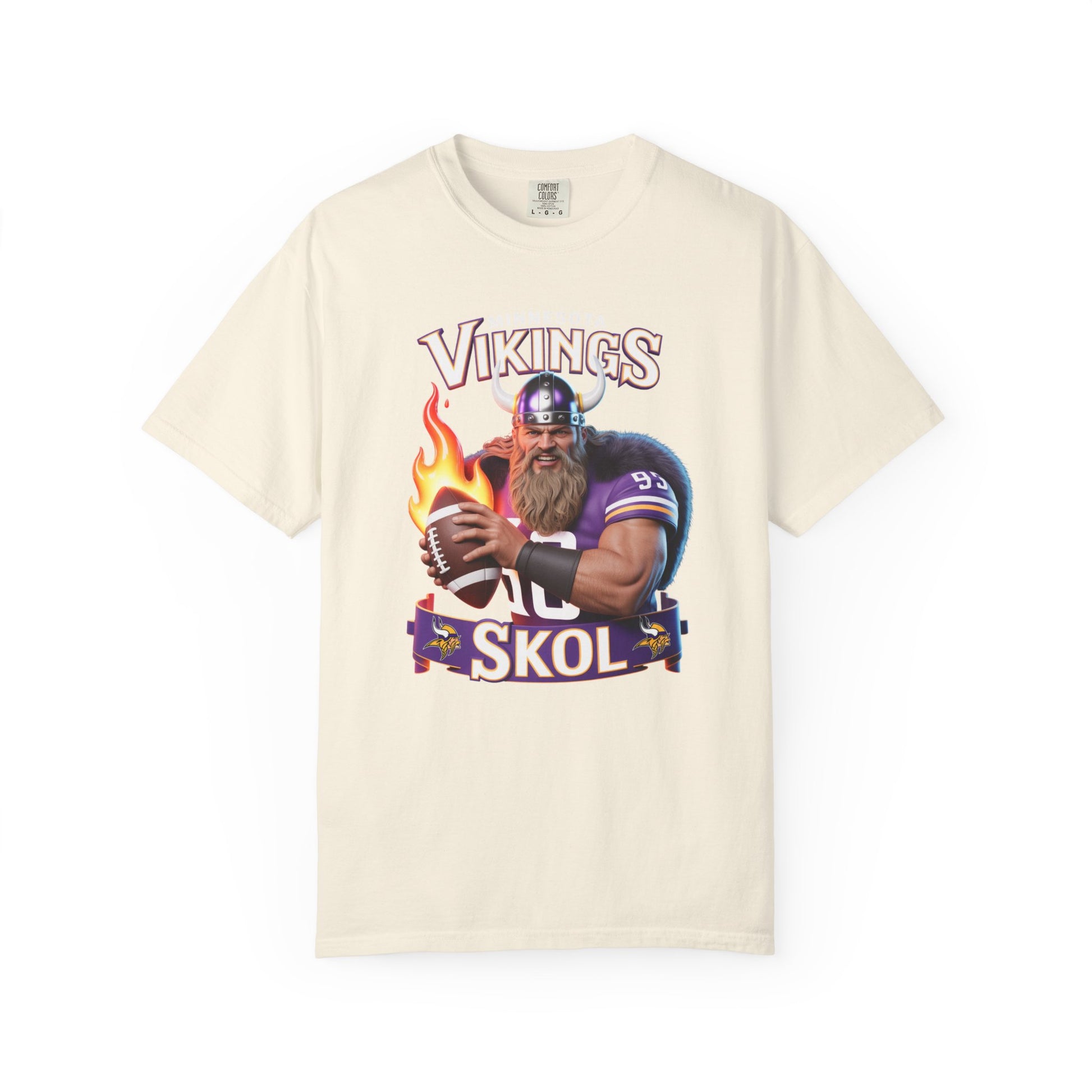 T-Shirt - Minnesota Vikings SKOL Unisex Garment-Dyed Tee