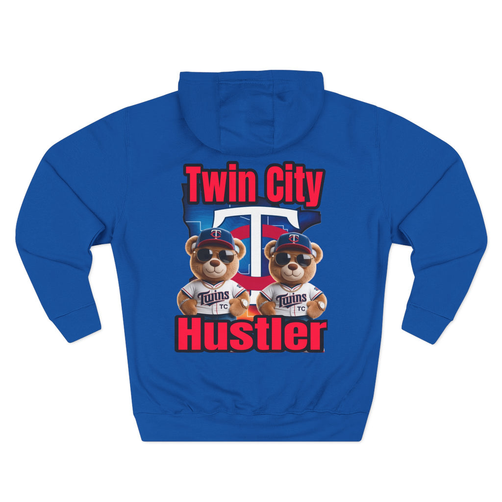 Fleece Hoodie Twin City HUSTLER Design