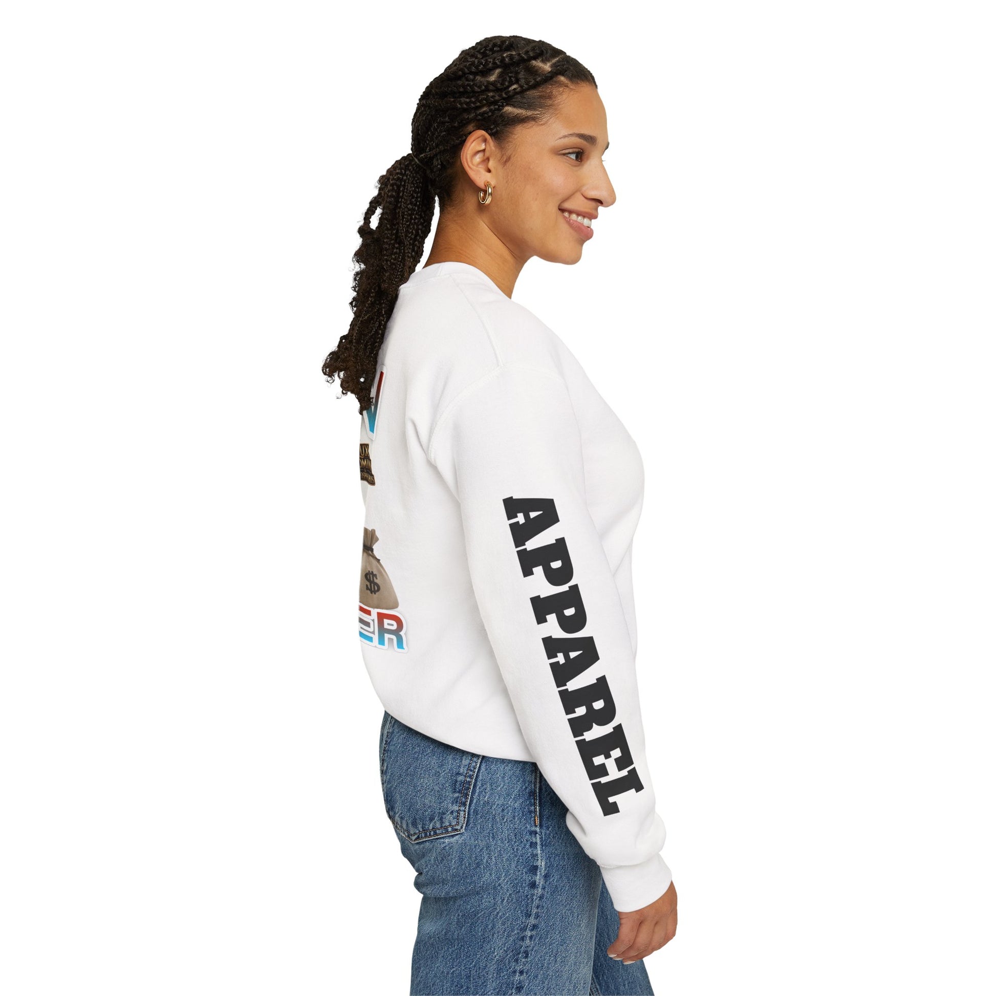 Crewneck Sweatshirt - Born Hustler LD&P Apparel