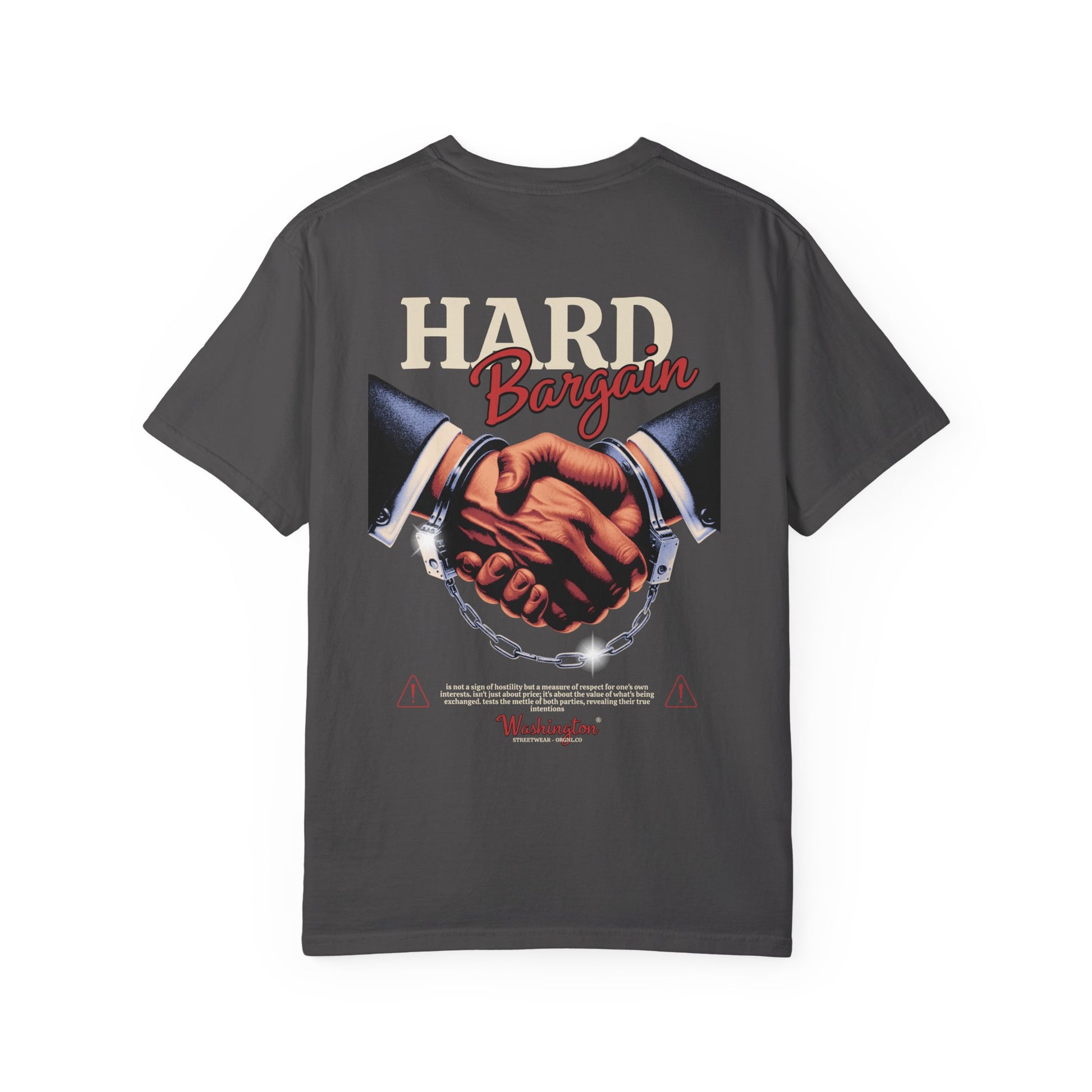 Garment-Dyed T-shirt Hard Bargain Graphic Tee