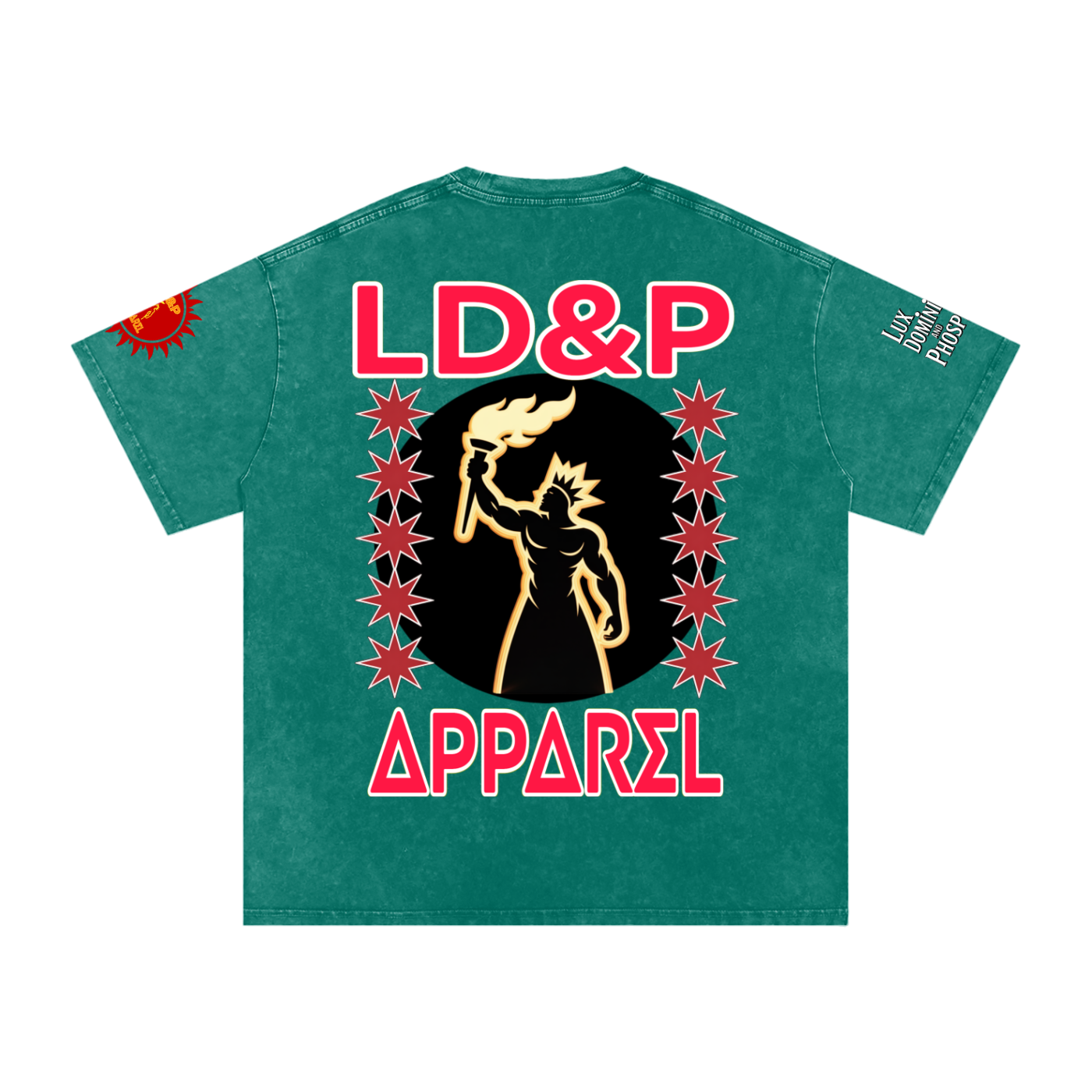 Snow Washed Oversized  LD&P Apparel Cotton T-Shirt