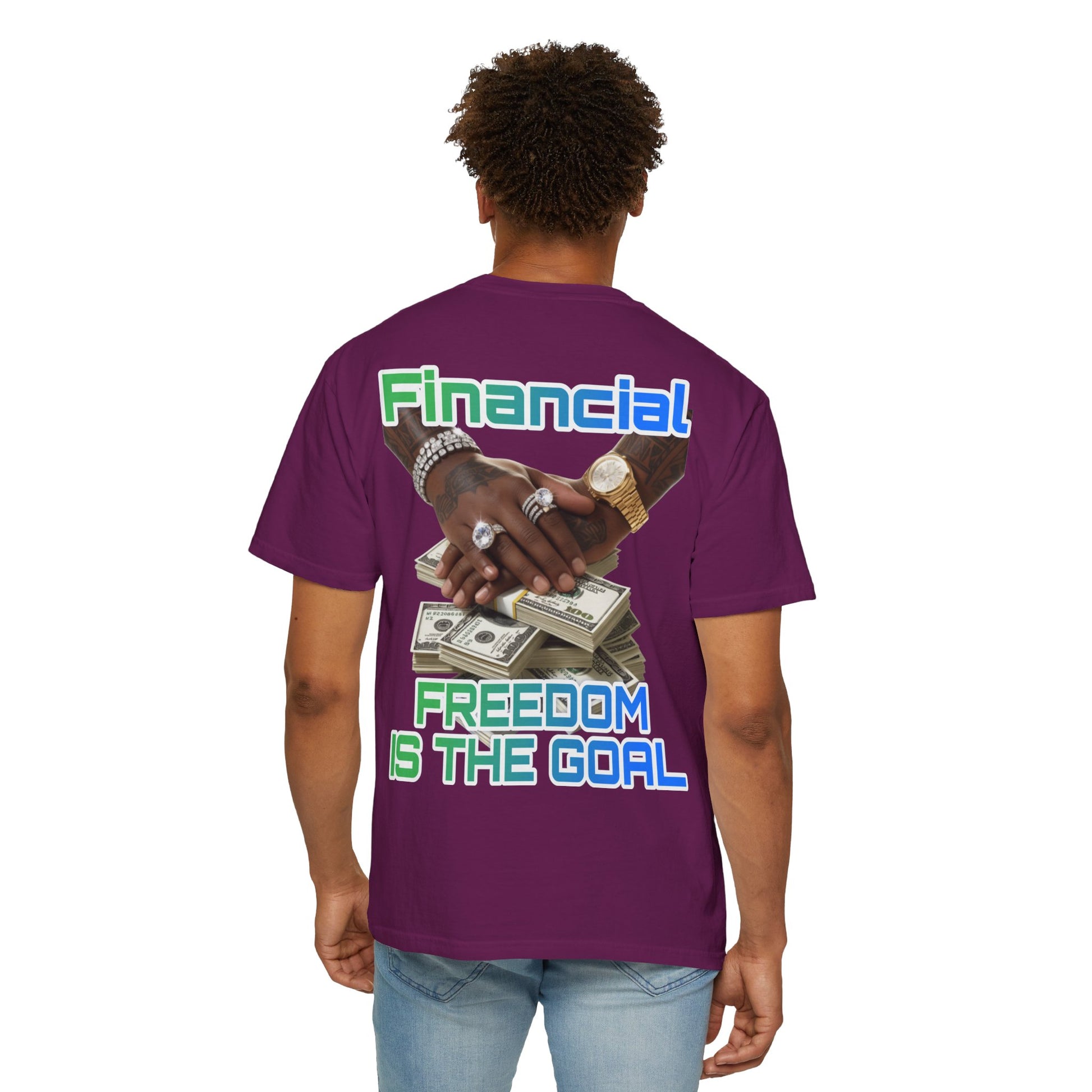 Financial Freedom Unisex T-shirt - 'Financial Freedom is The Goal' Design