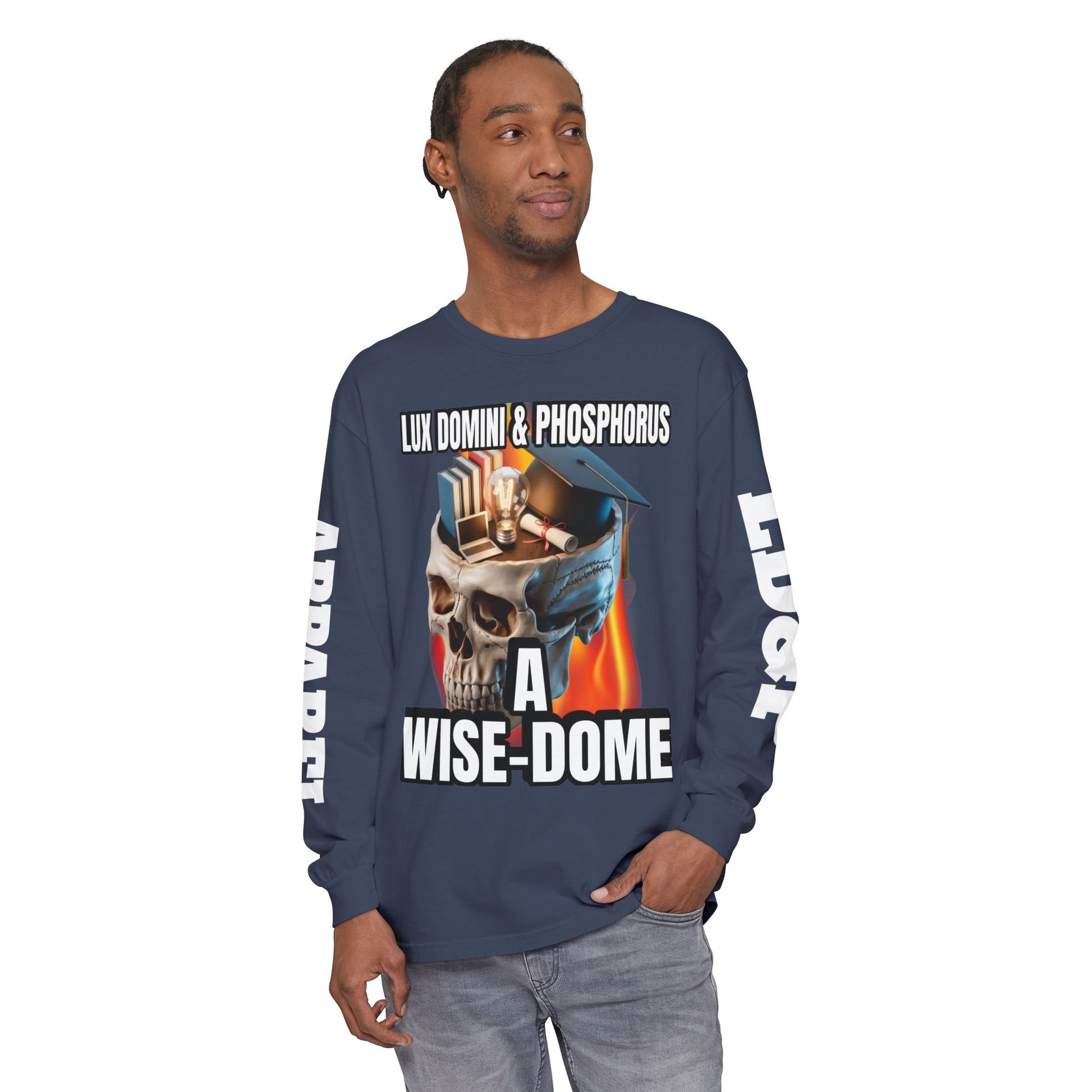 'A Wise-Dome' LD&P APPAREL Long Sleeve Tee