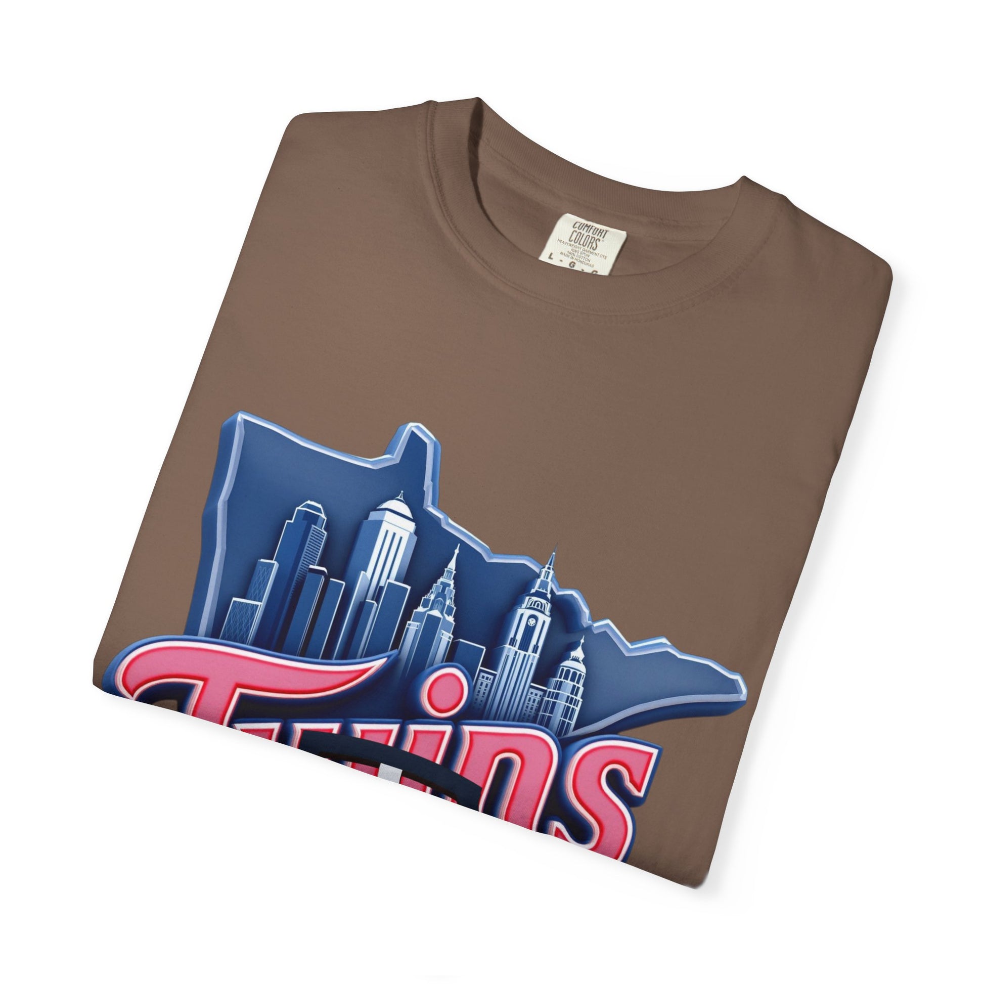 Twin City Unisex T-Shirt, Sporty Tee for Fans, Garment-Dyed Shirt, Perfect for Game Day, Show Your Team Spirit!