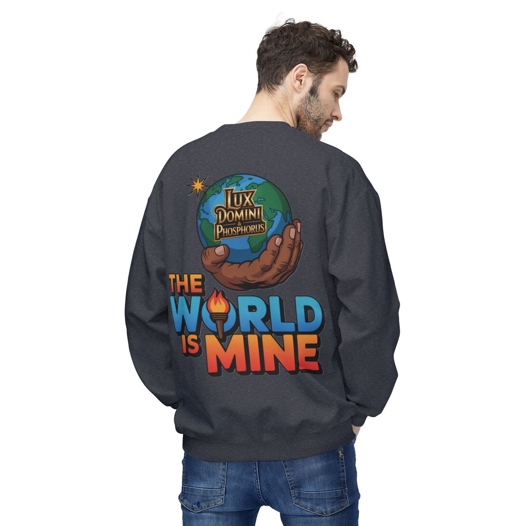 "The World Is Mine"  Design 2 Crewneck Sweatshirt