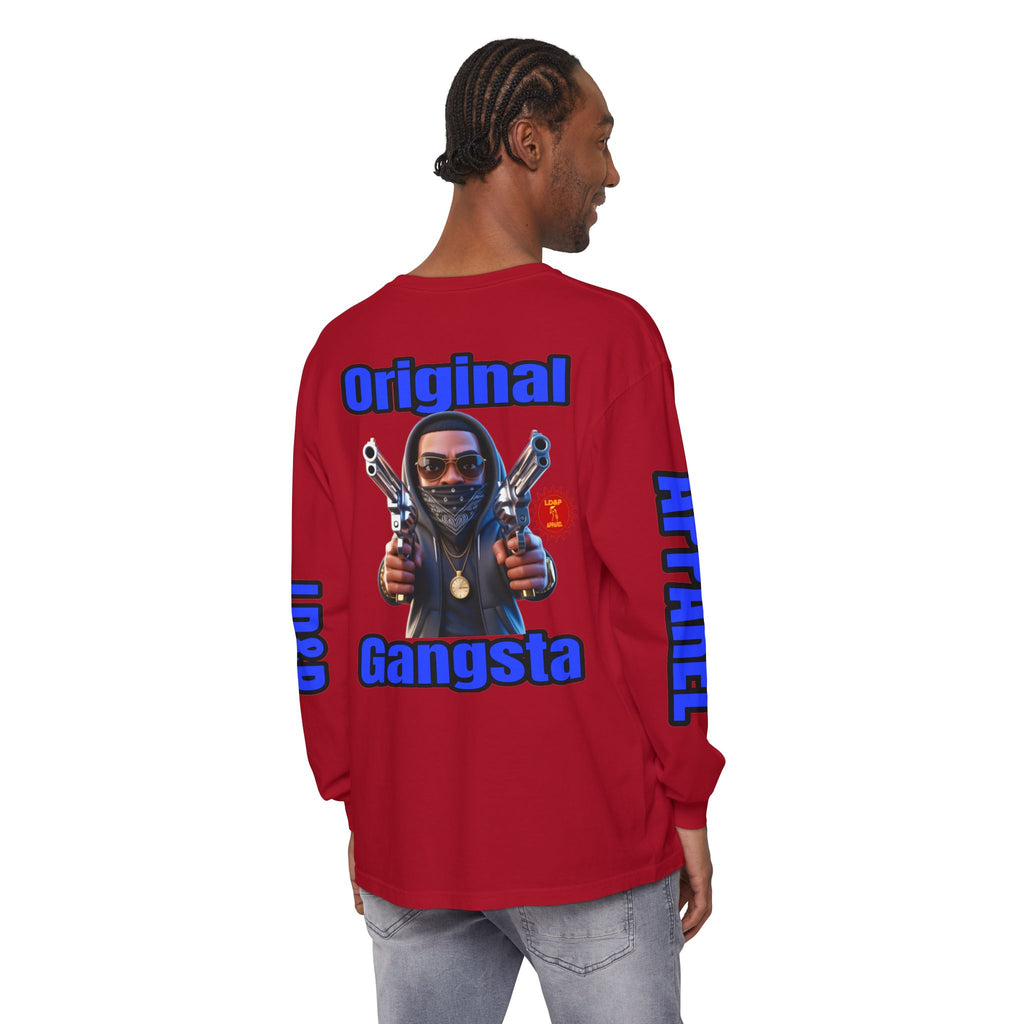 Long Sleeve T-Shirt Original Gangsta LD&amp;P Apparel Design