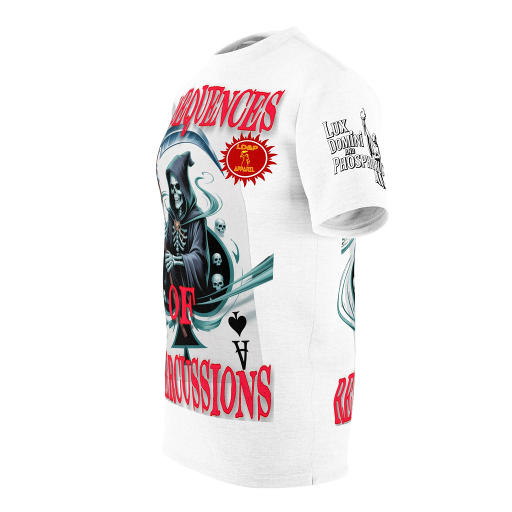 Consequences of Repercussions Graphic Shirt LD&P APPAREL White