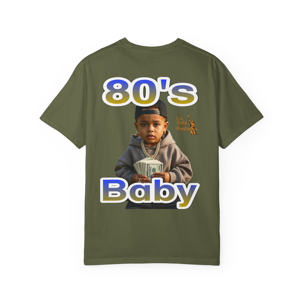 80s Baby Unisex Garment-Dyed T-shirt - LD&P APPAREL