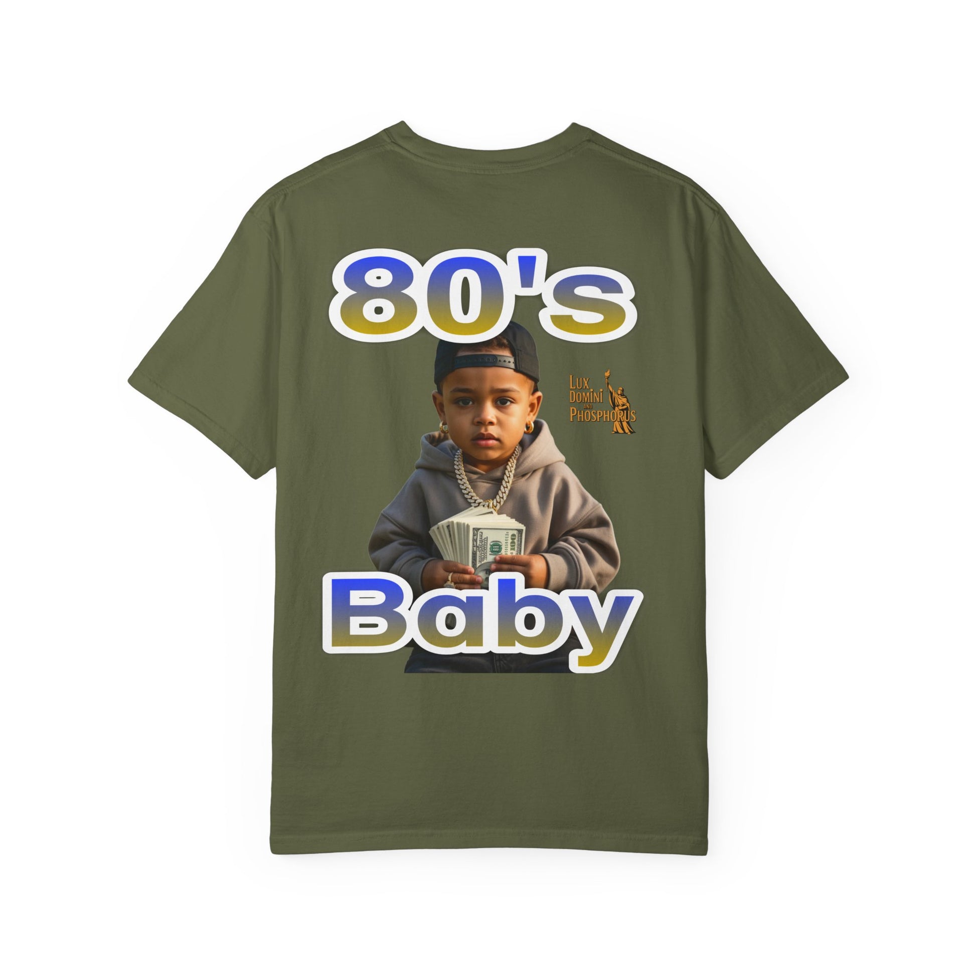 80s Baby Unisex Garment-Dyed T-shirt - LD&P APPAREL