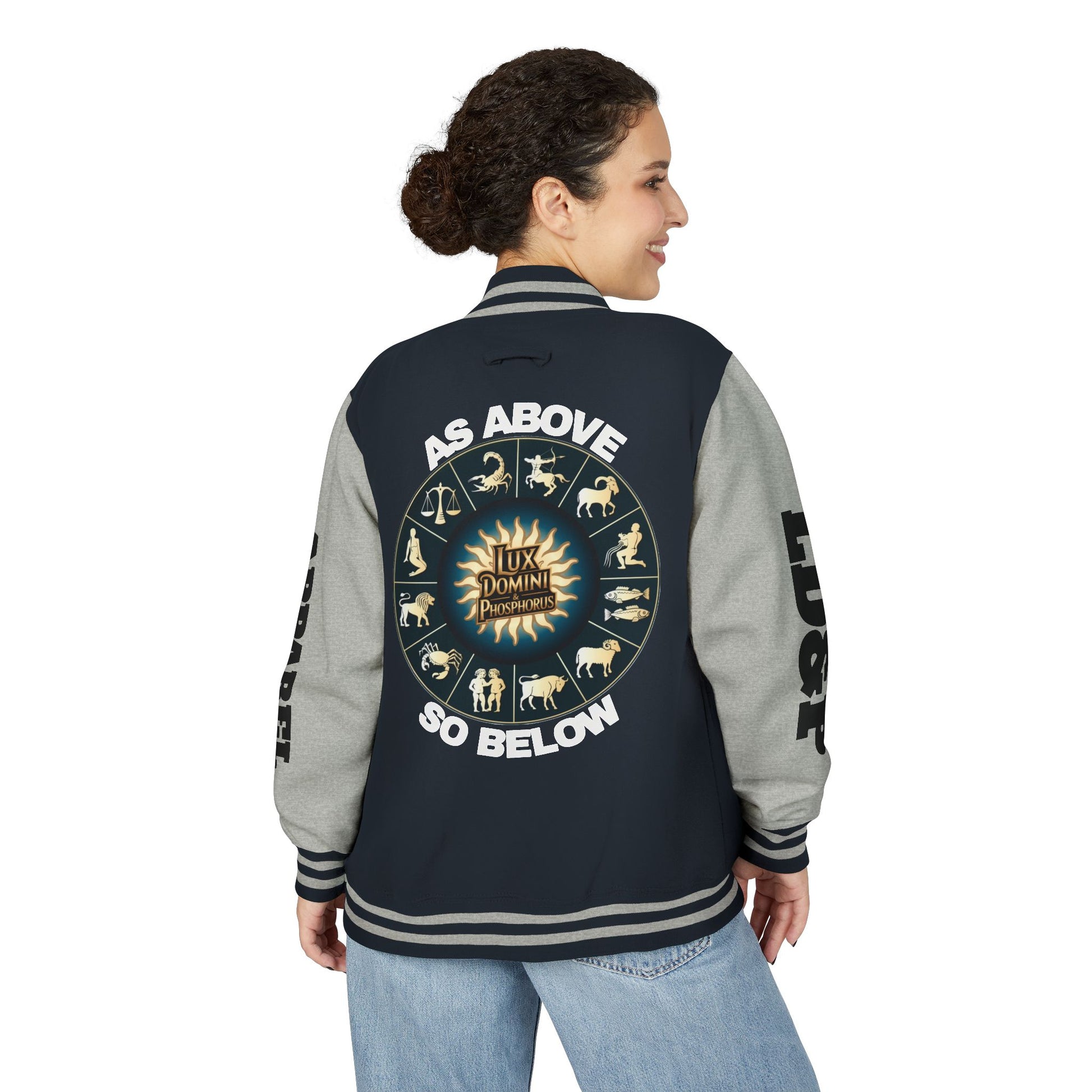 Letterman Jacket - As above so below LD&P APPAREL Design