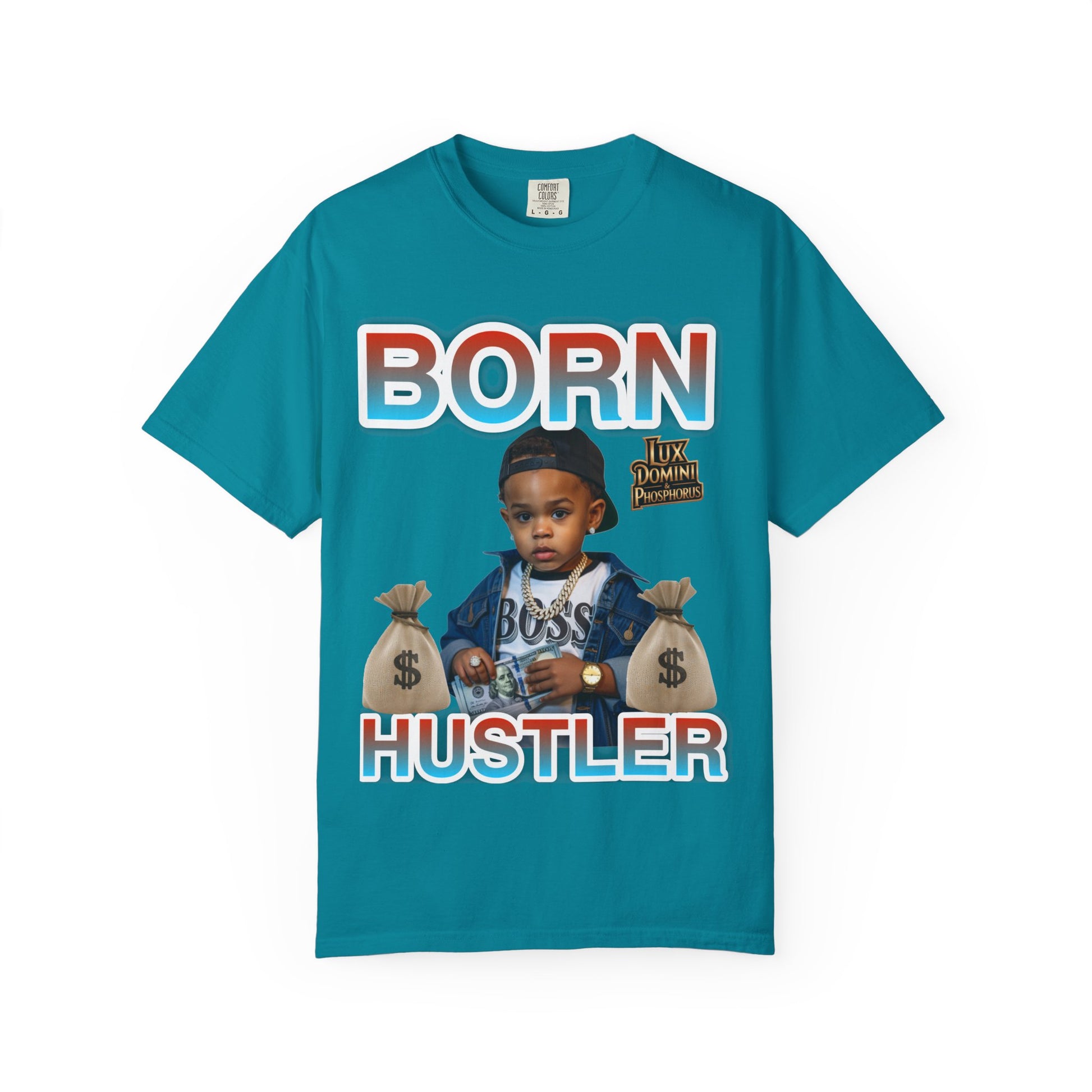 Garment-Dyed T-shirt BORN HUSTLER LD&P APPAREL