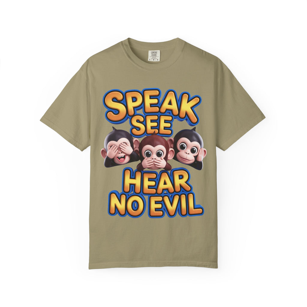 Graphic T-Shirt Speak See Hear No Evil