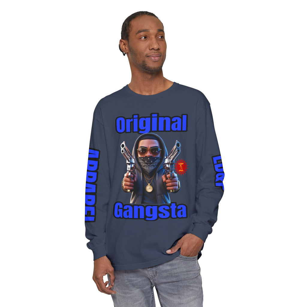 Long Sleeve T-Shirt Original Gangsta LD&amp;P Apparel Design