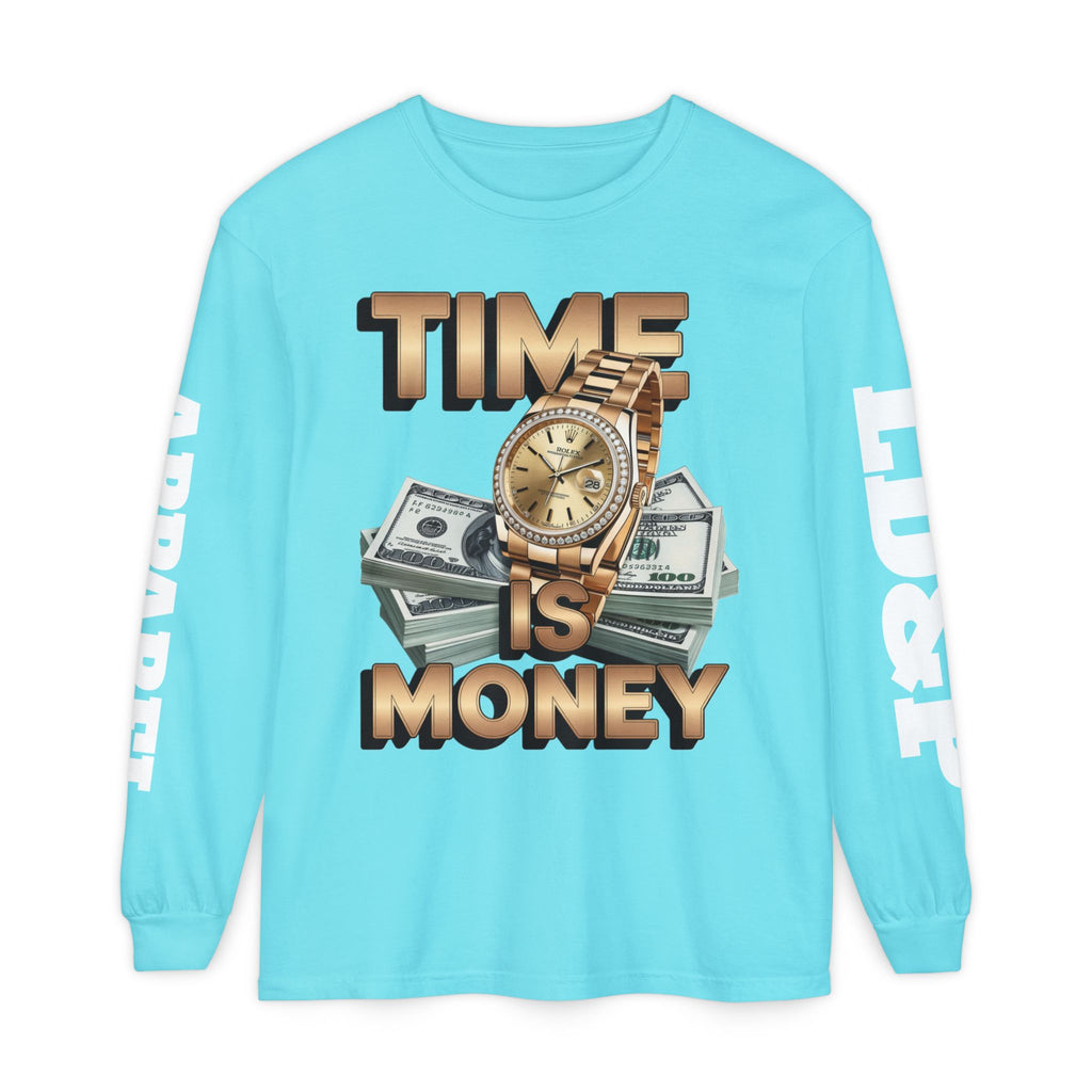 Long Sleeve T-Shirt Time is MONEY Design