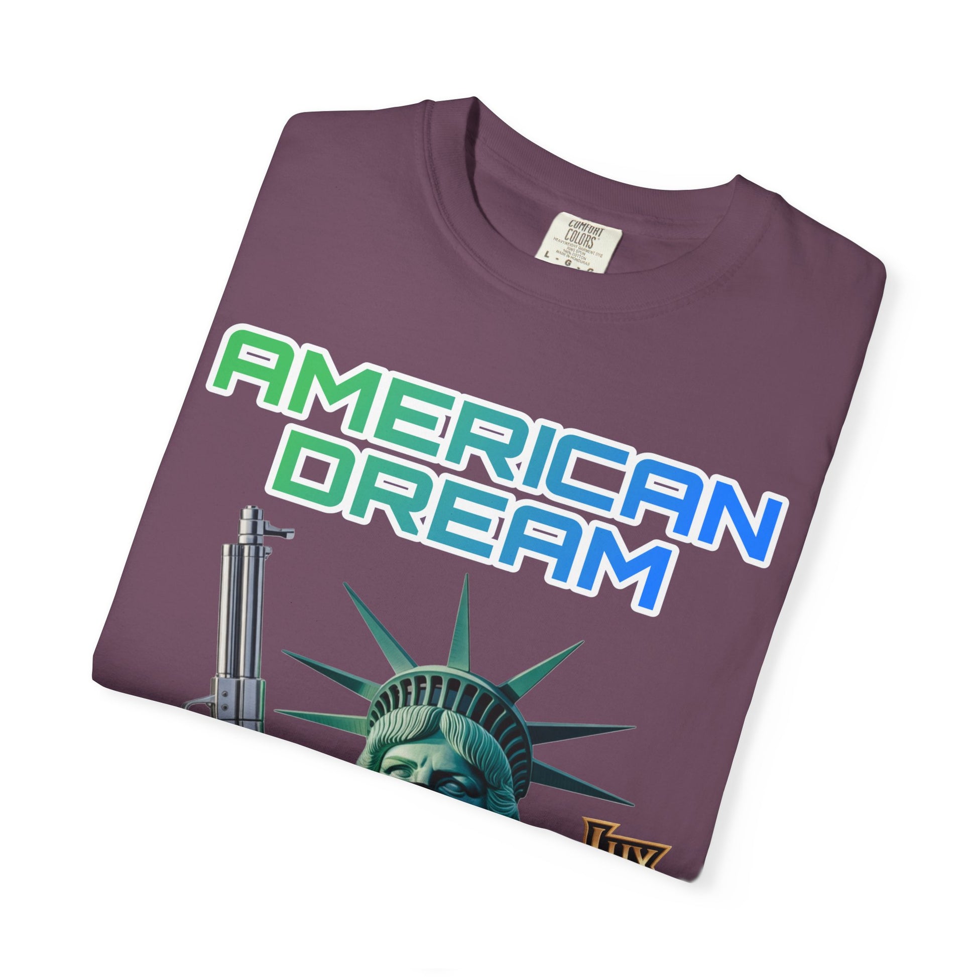 T-shirt American Dream or Nightmare Unisex Garment-Dyed
