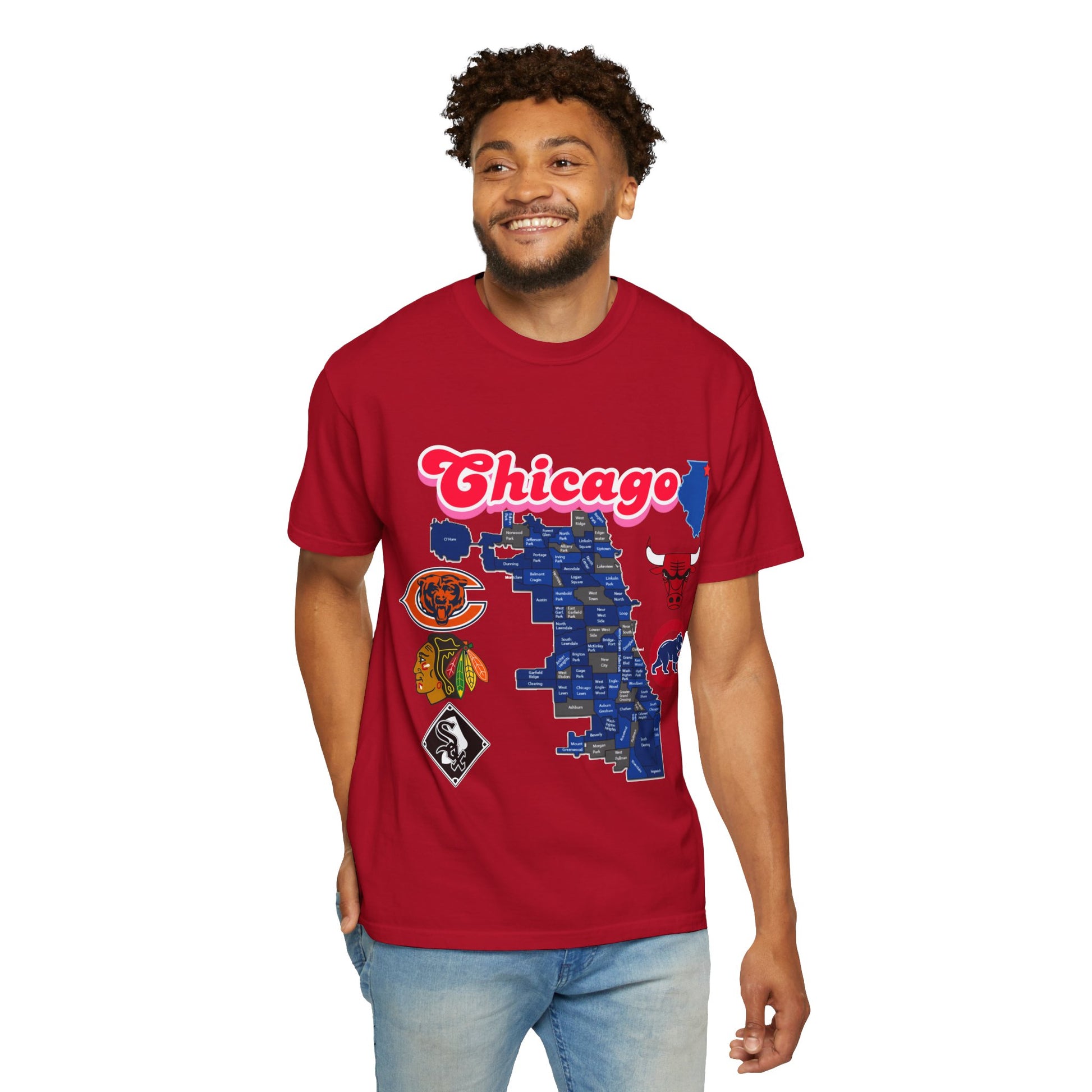 Chicago Unisex T-shirt - Vintage Chicago Design