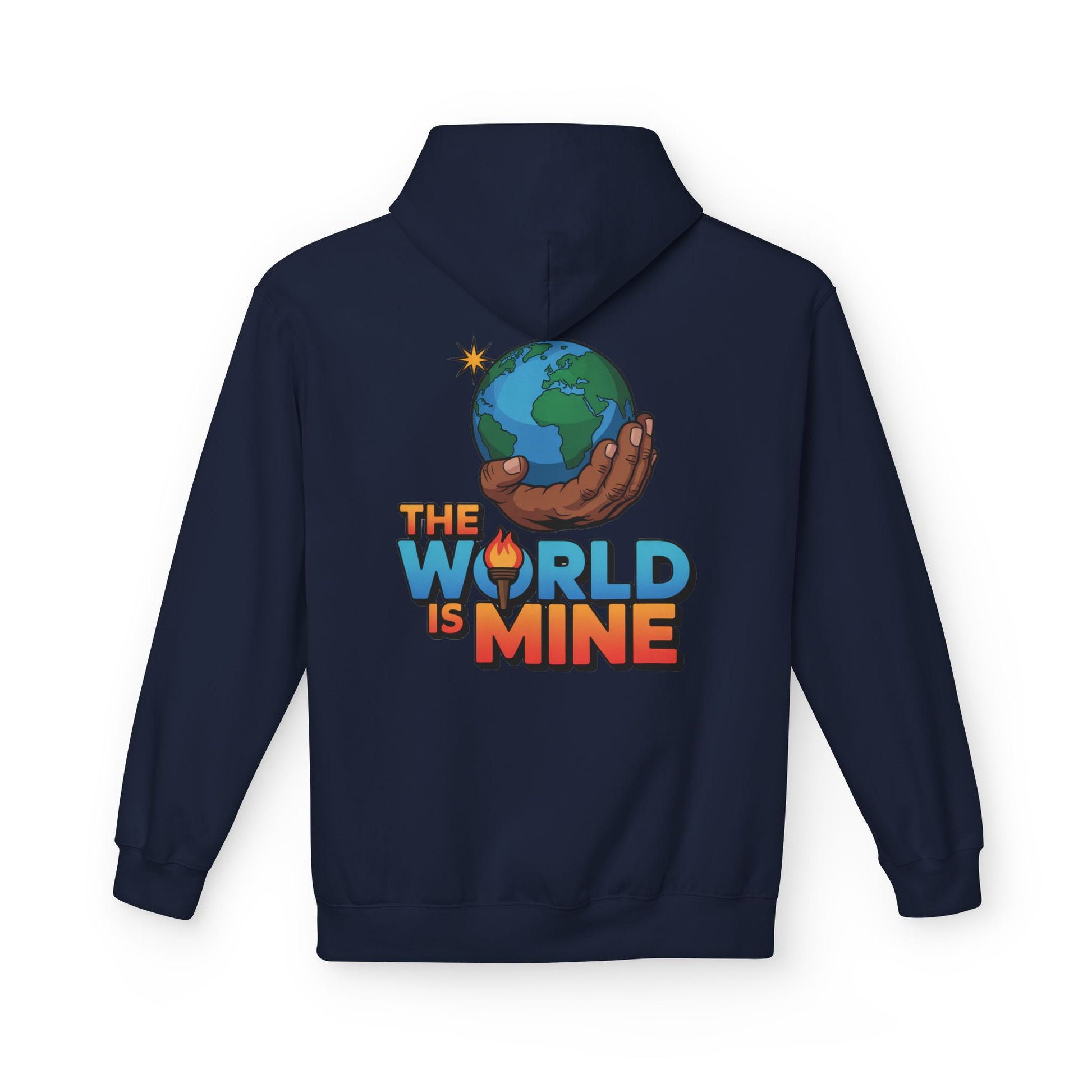 Hoodie Lux Domini and Phosphorus Design The World is Mine