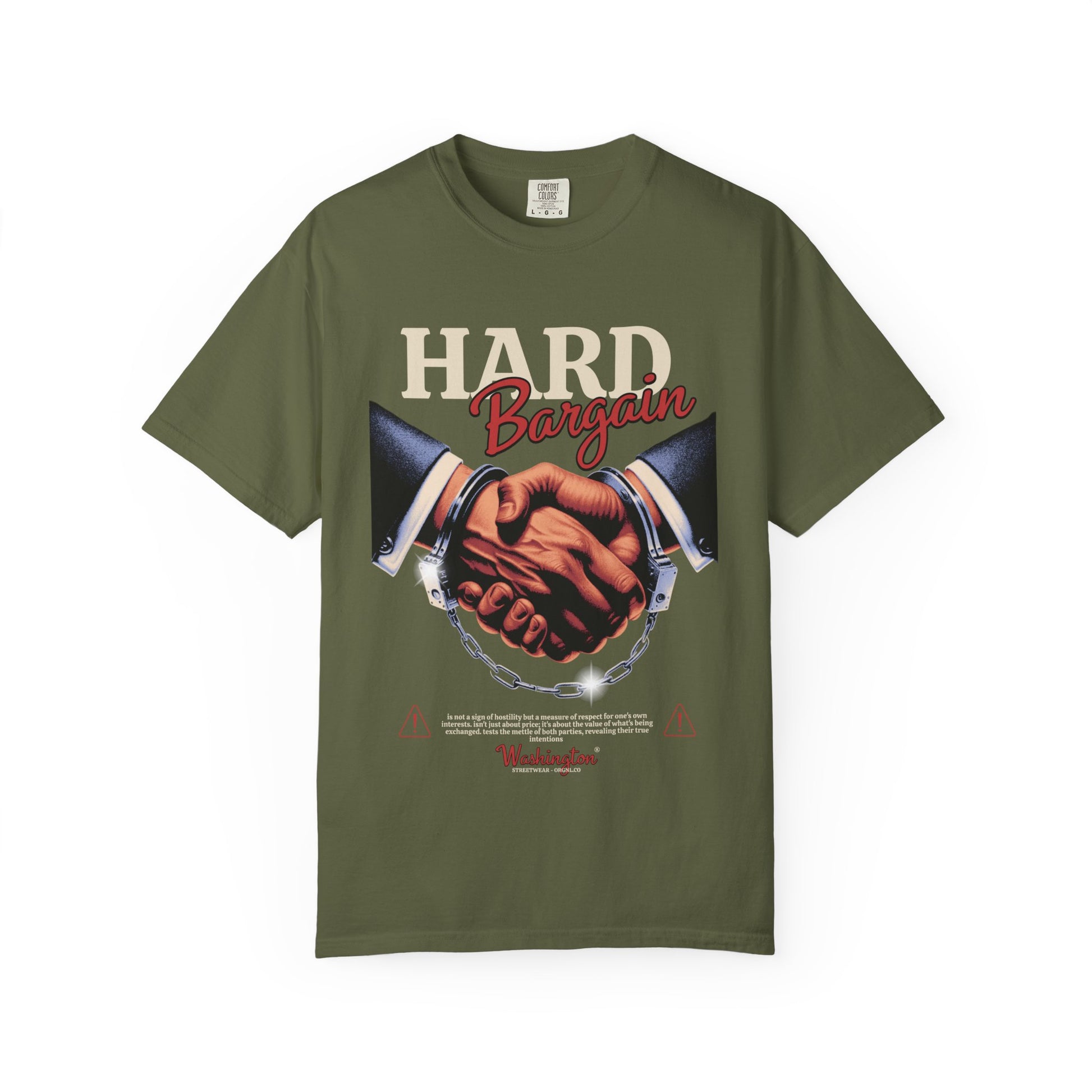 Garment-Dyed T-shirt Hard Bargain Graphic Tee