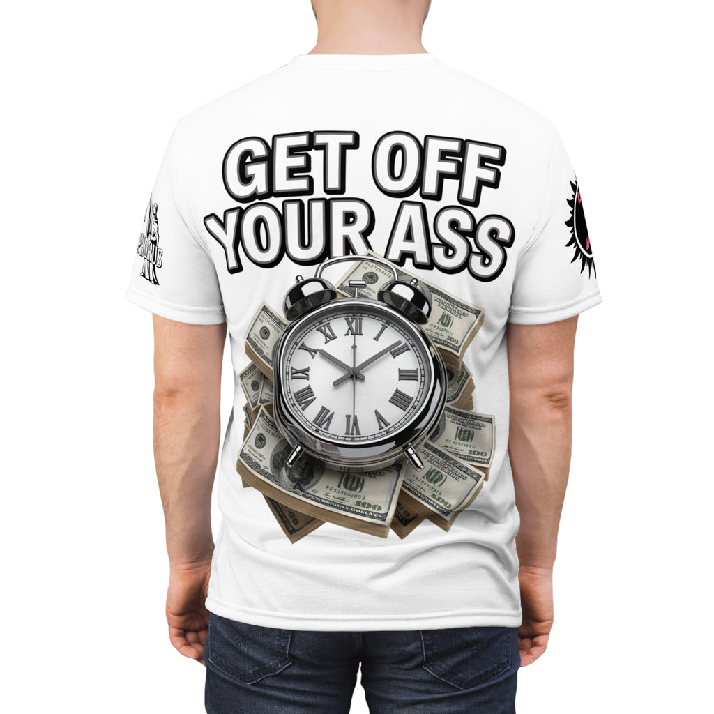 Motivational Unisex Tee - "Get Off Your Ass"